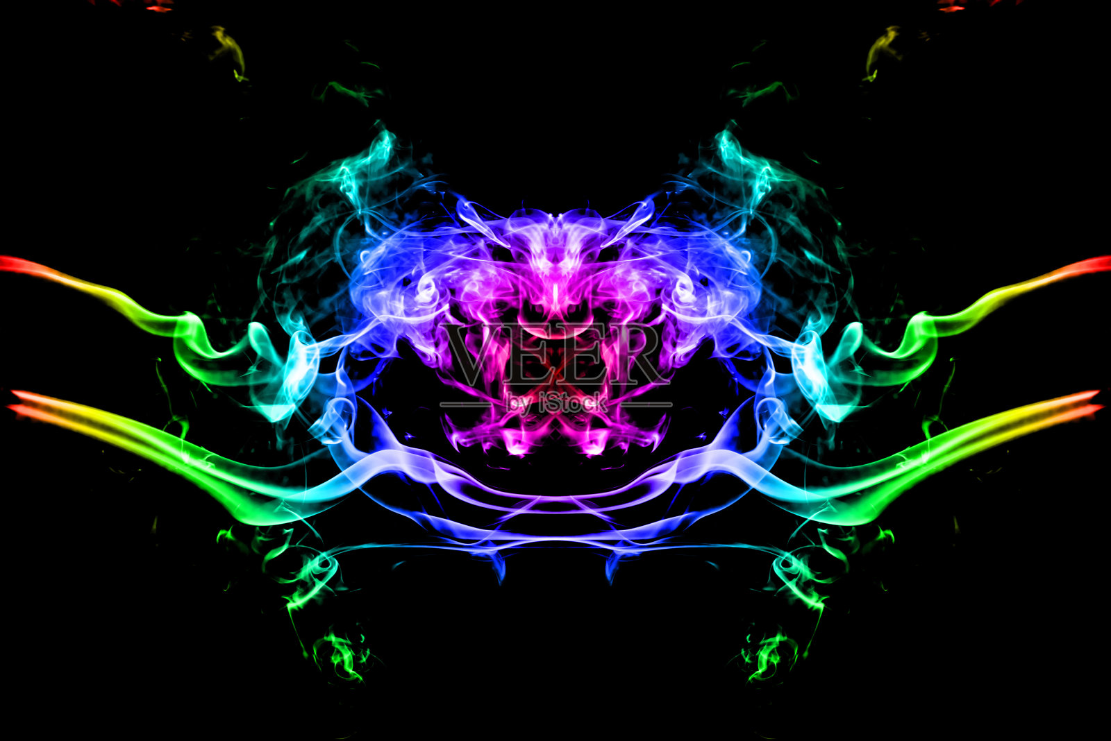 抽象的烟。照片摄影图片