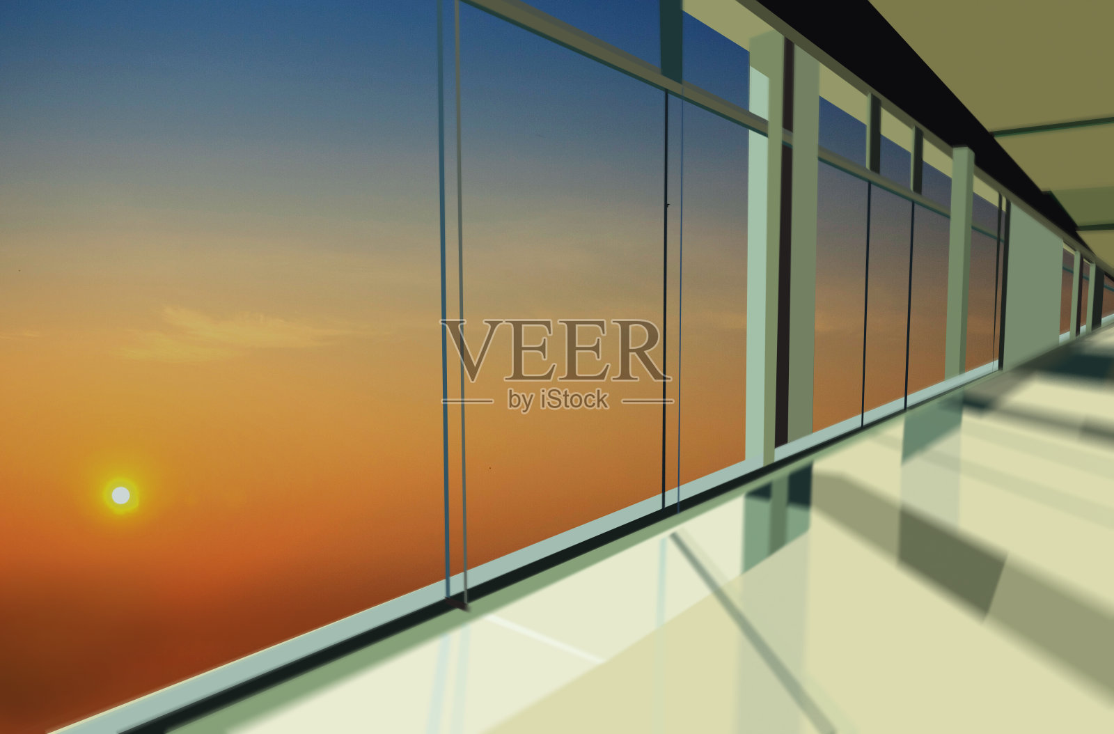 现代办公大楼的窗户照片摄影图片