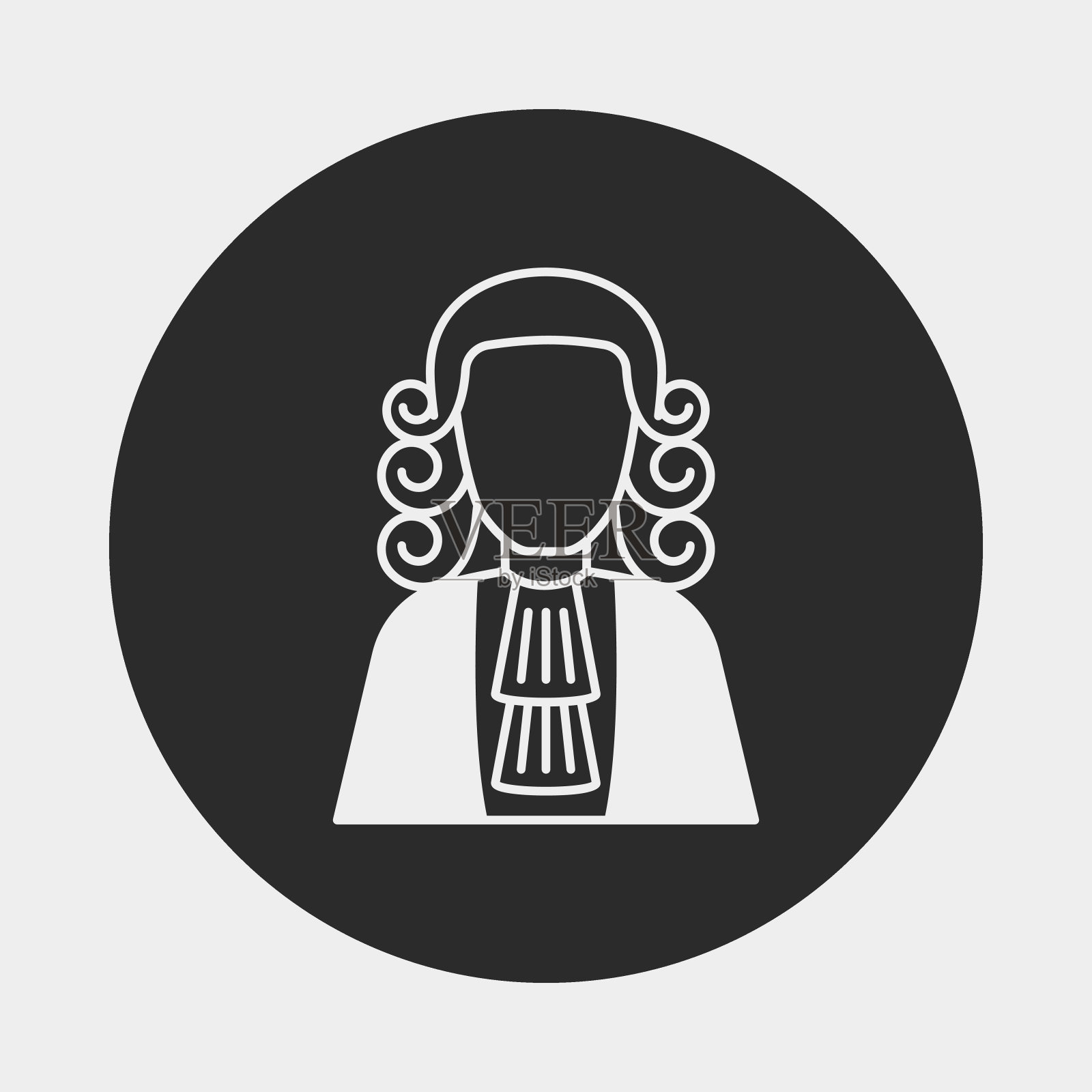 法官图标设计元素图片