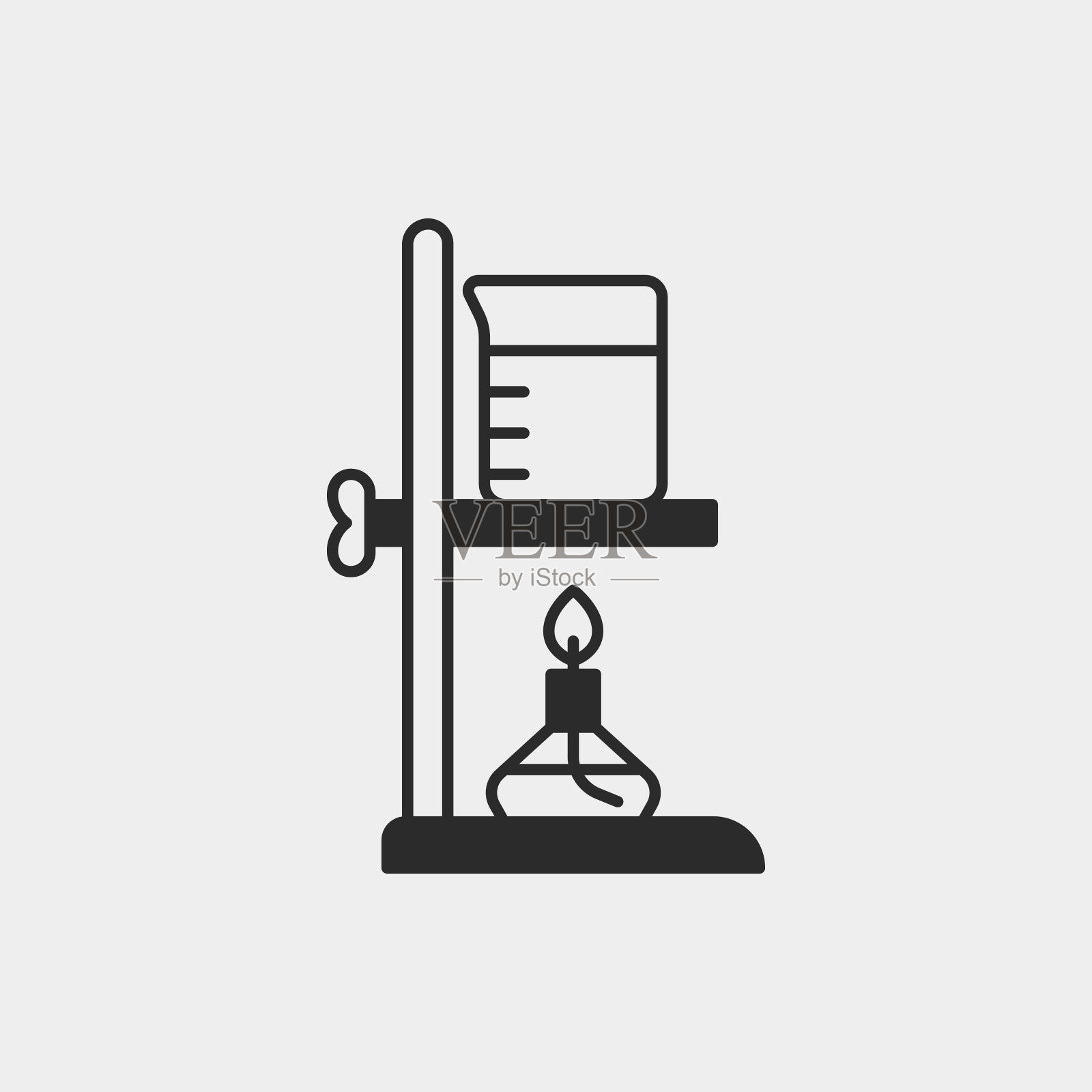 烧杯图标插画图片素材