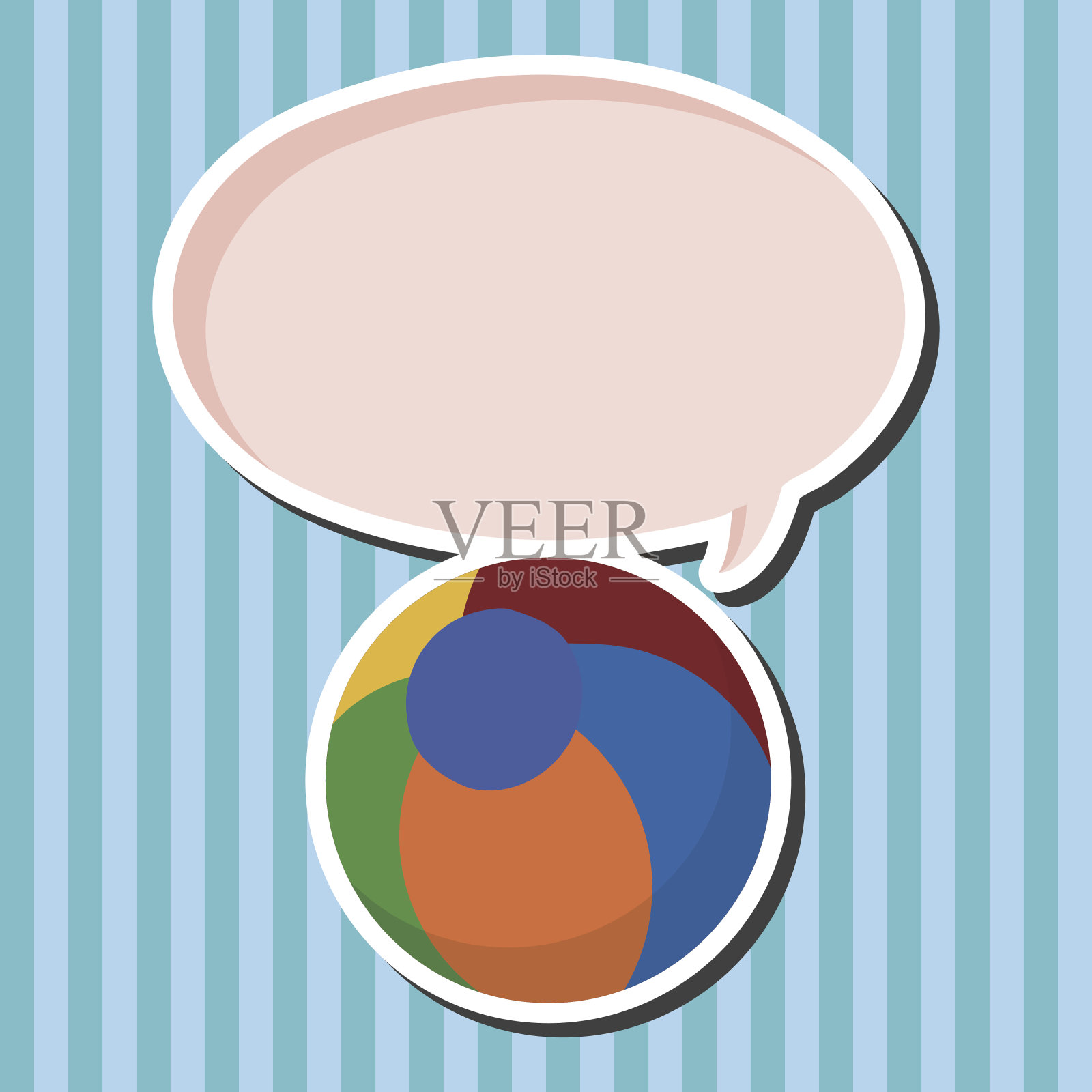 婴儿玩具主题元素插画图片素材