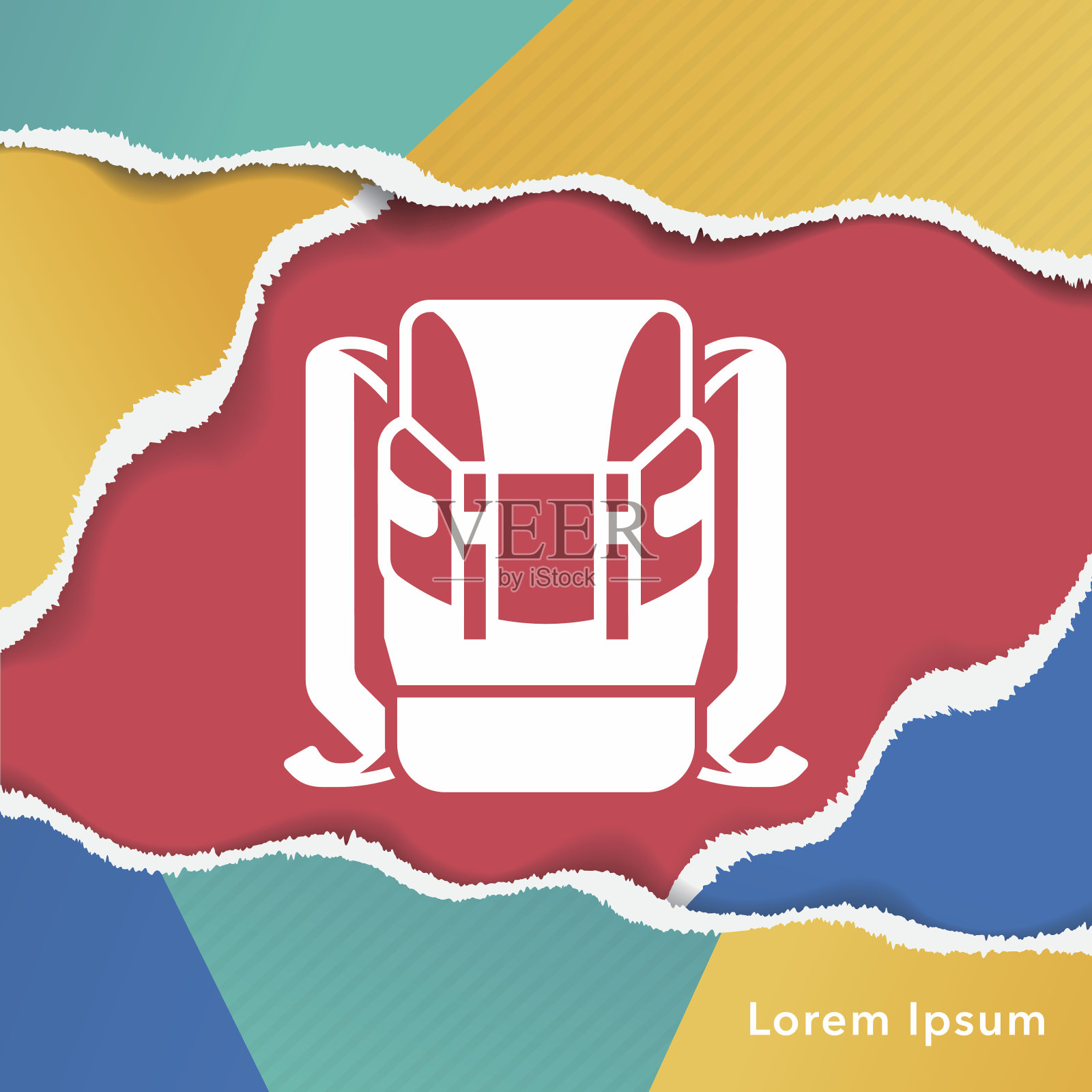 背包图标插画图片素材