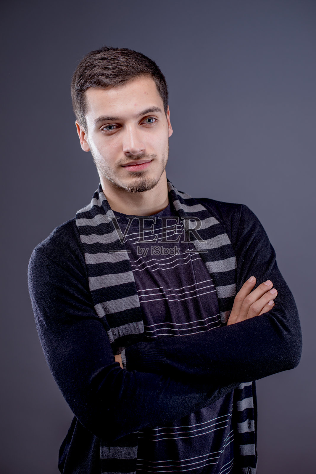 年轻男子美容画像照片摄影图片