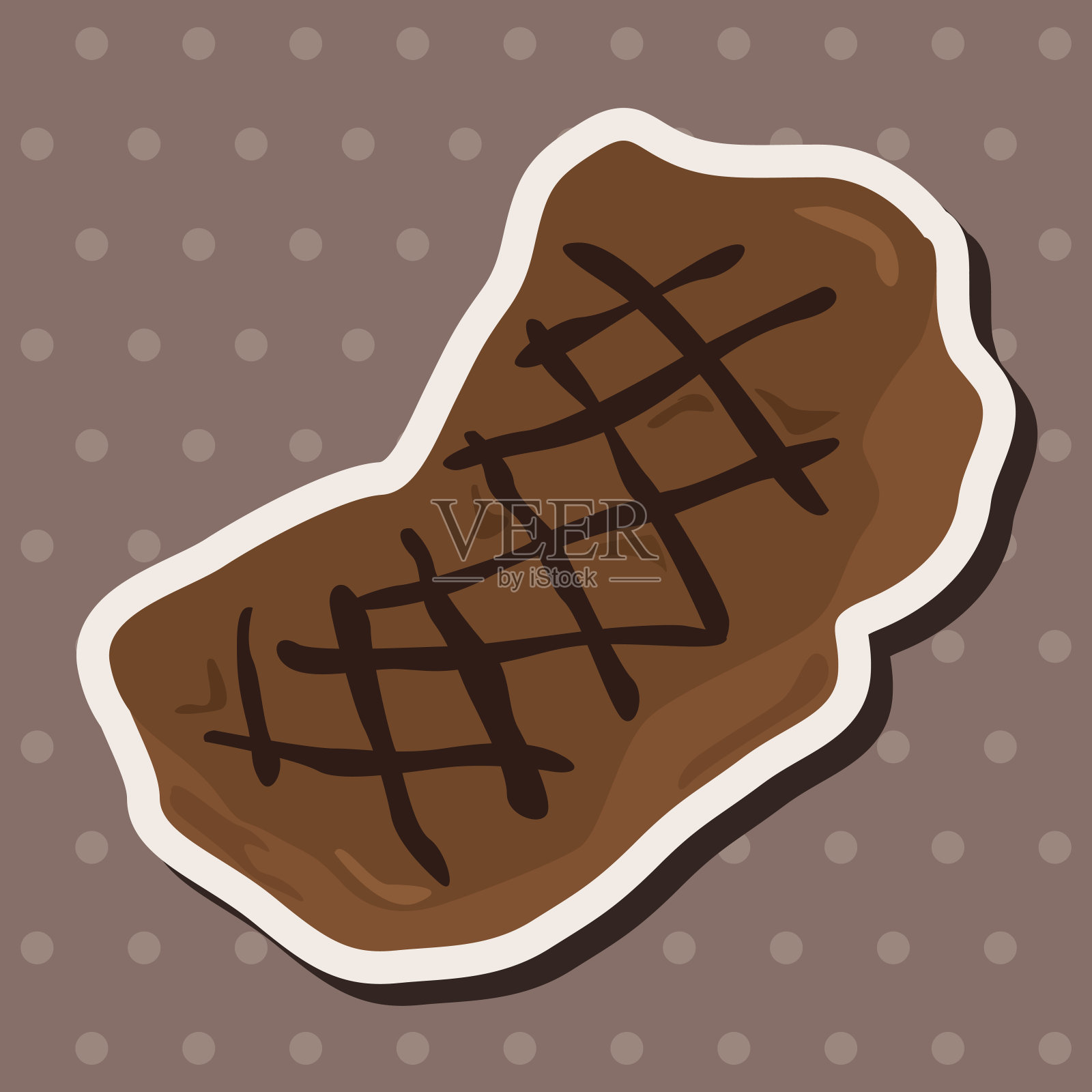 烧烤牛排主题元素设计元素图片