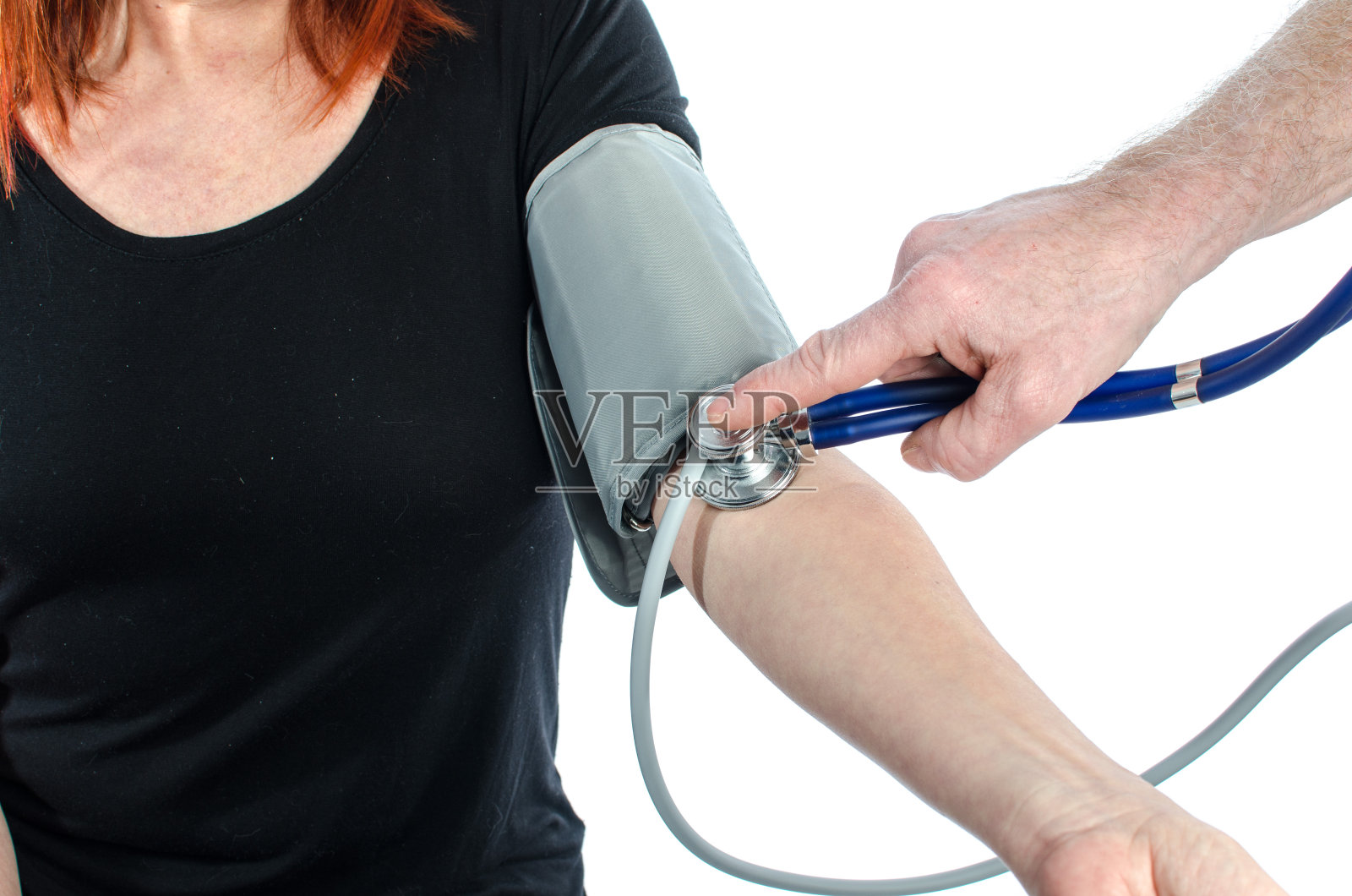 检查血压照片摄影图片