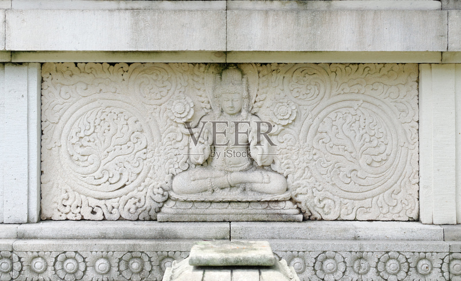 巴佛浮雕照片摄影图片