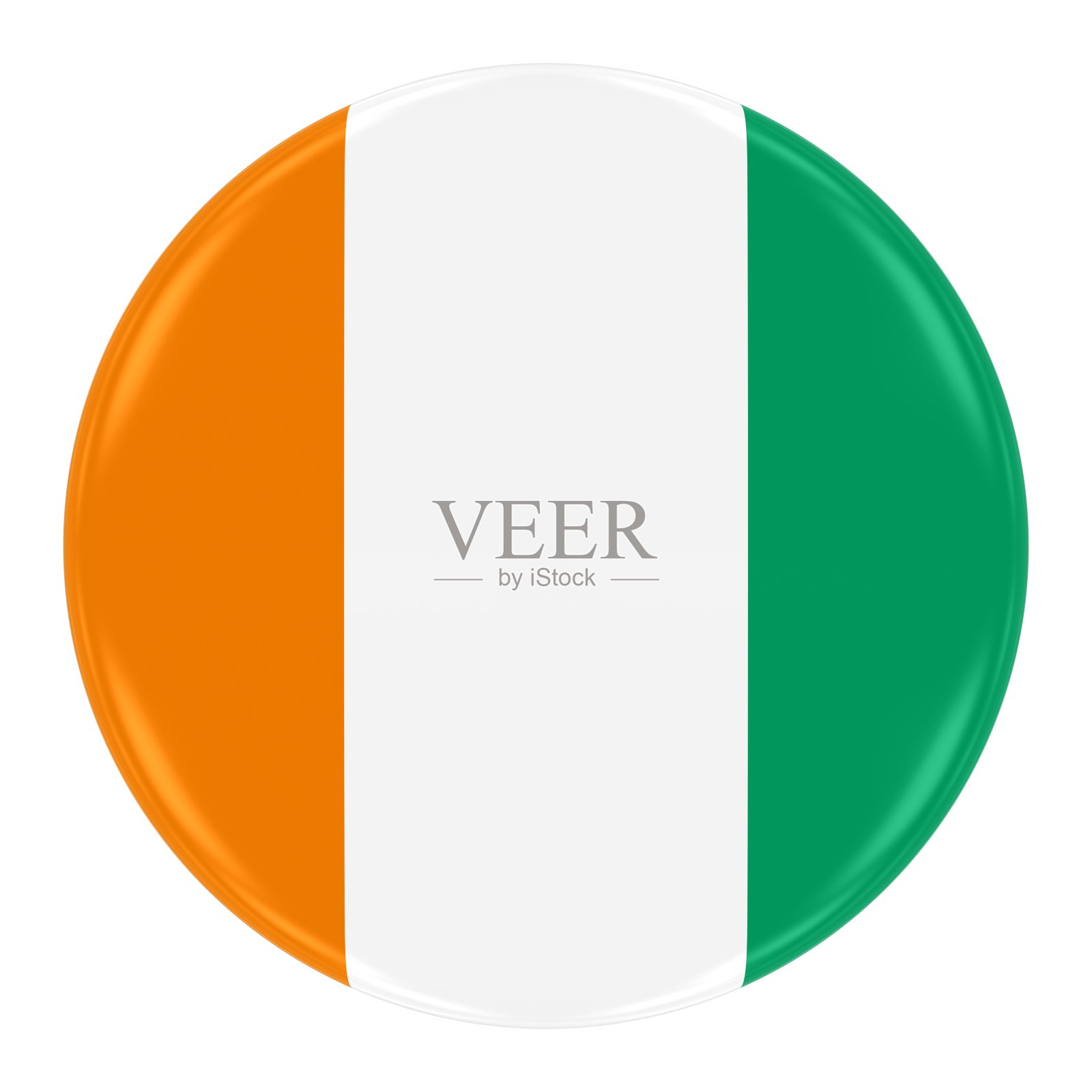 科特迪瓦国旗徽章照片摄影图片