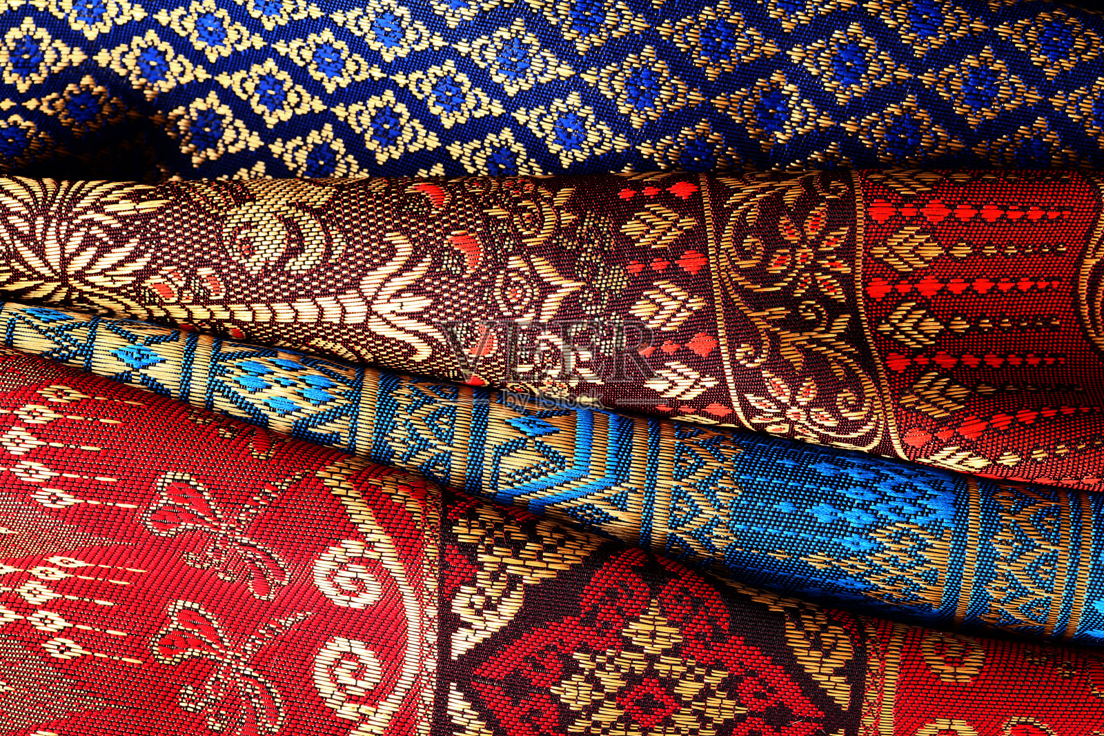 古老的亚洲纺织照片摄影图片