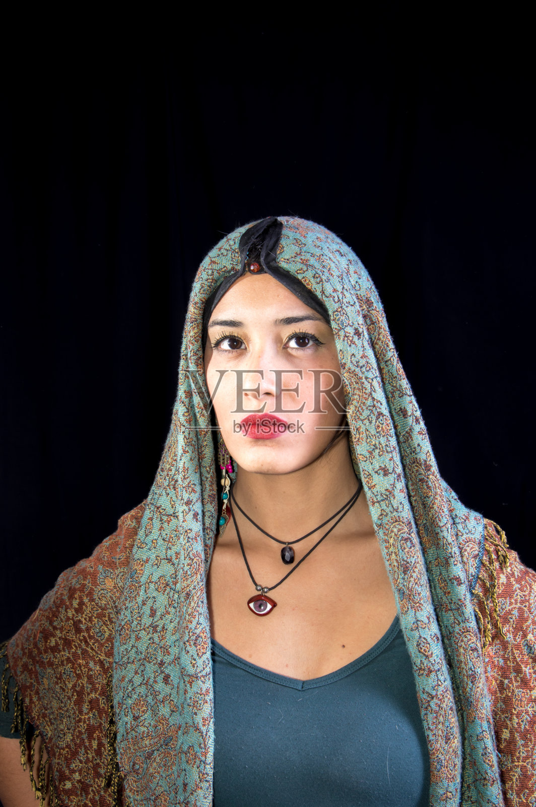 亚洲女孩照片摄影图片