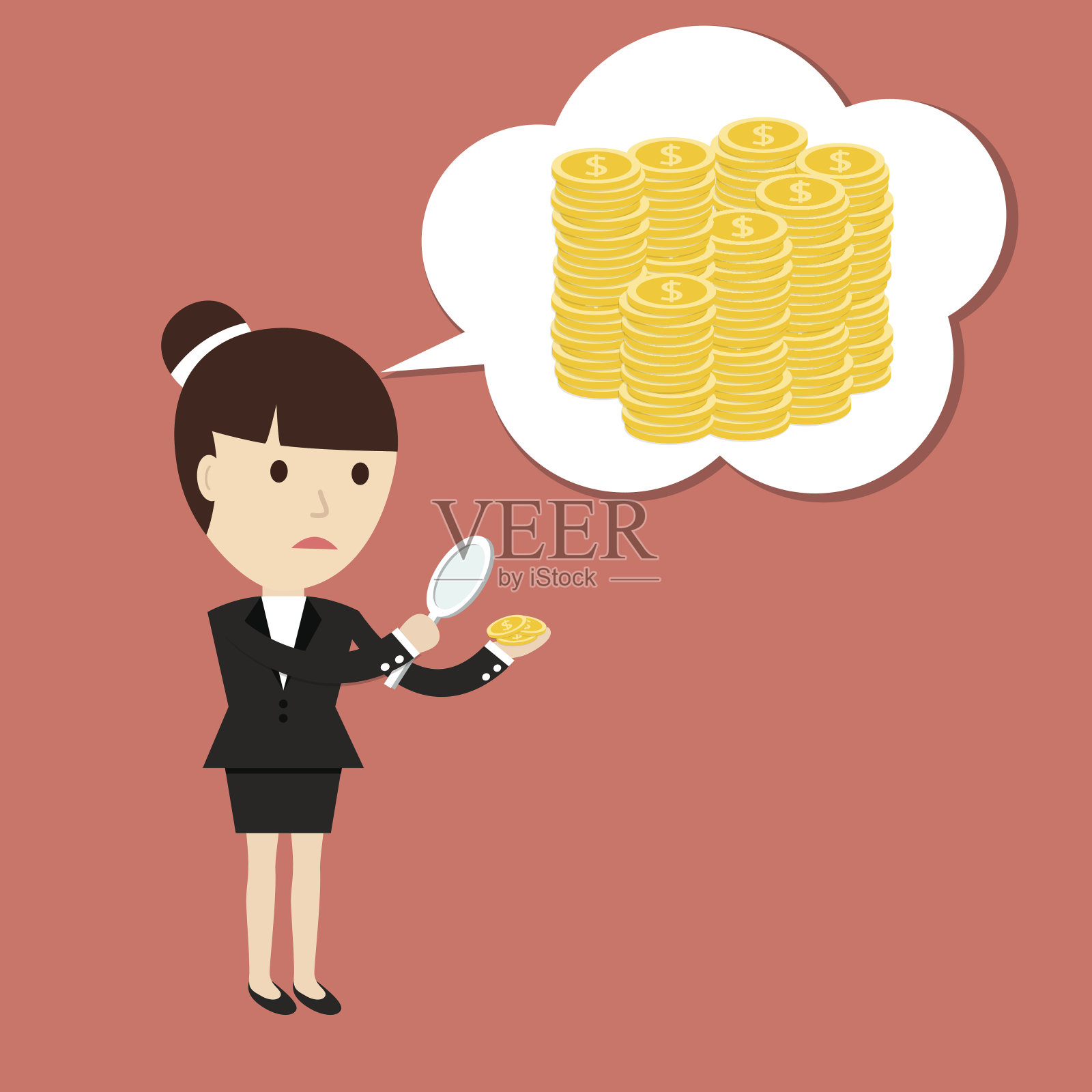 业务情况插画图片素材