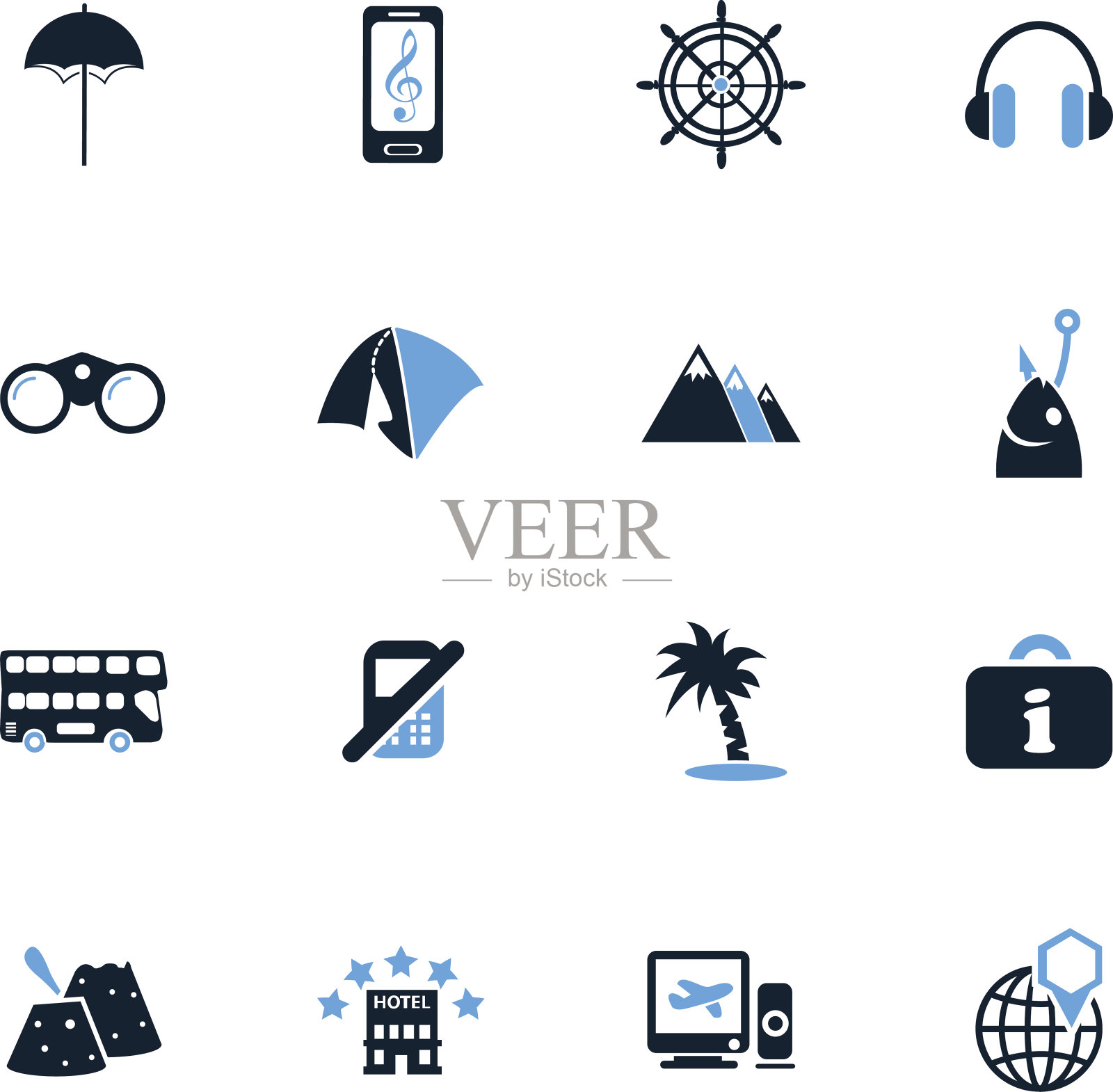 旅行图标设置图标素材