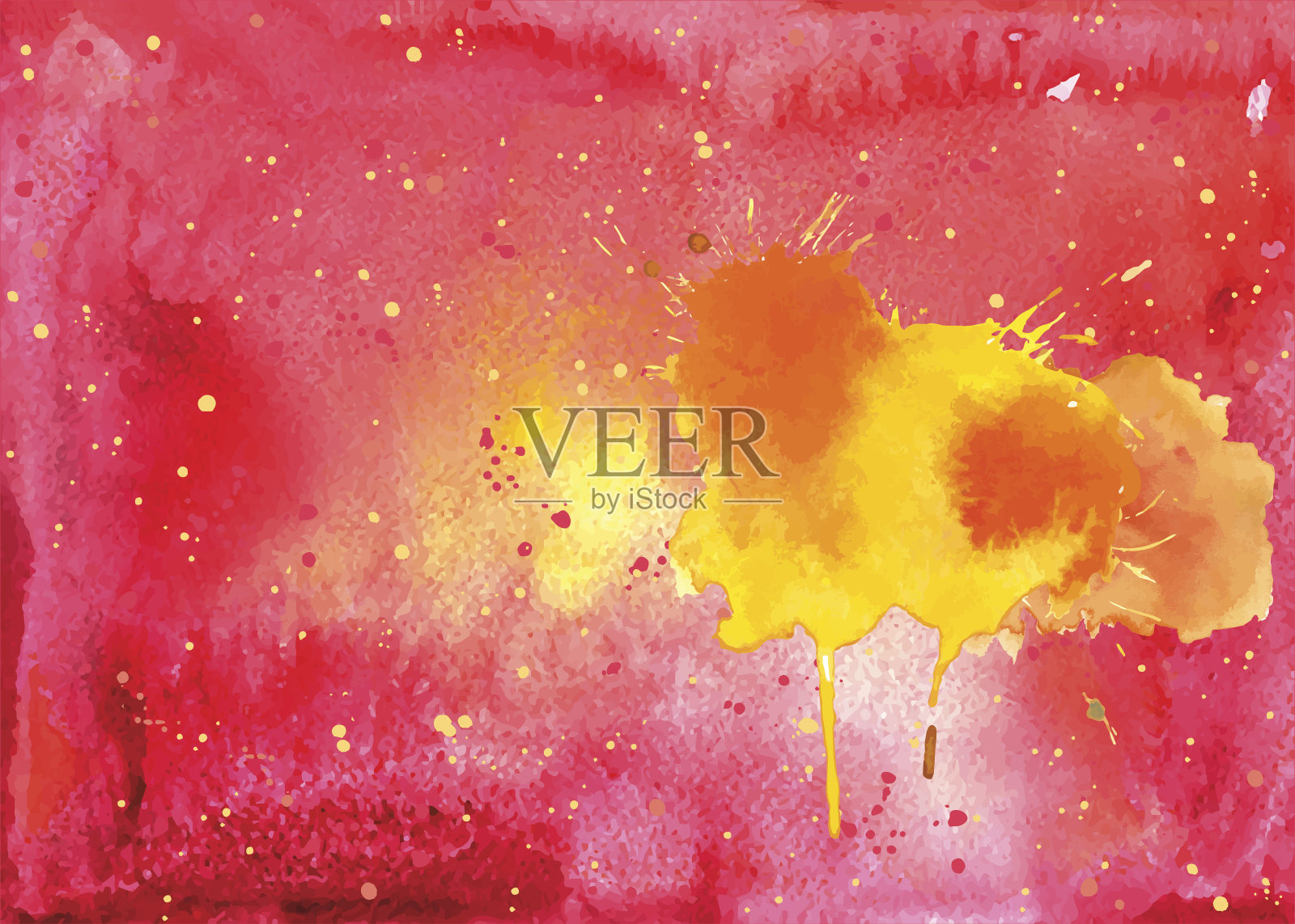 水彩背景插画图片素材