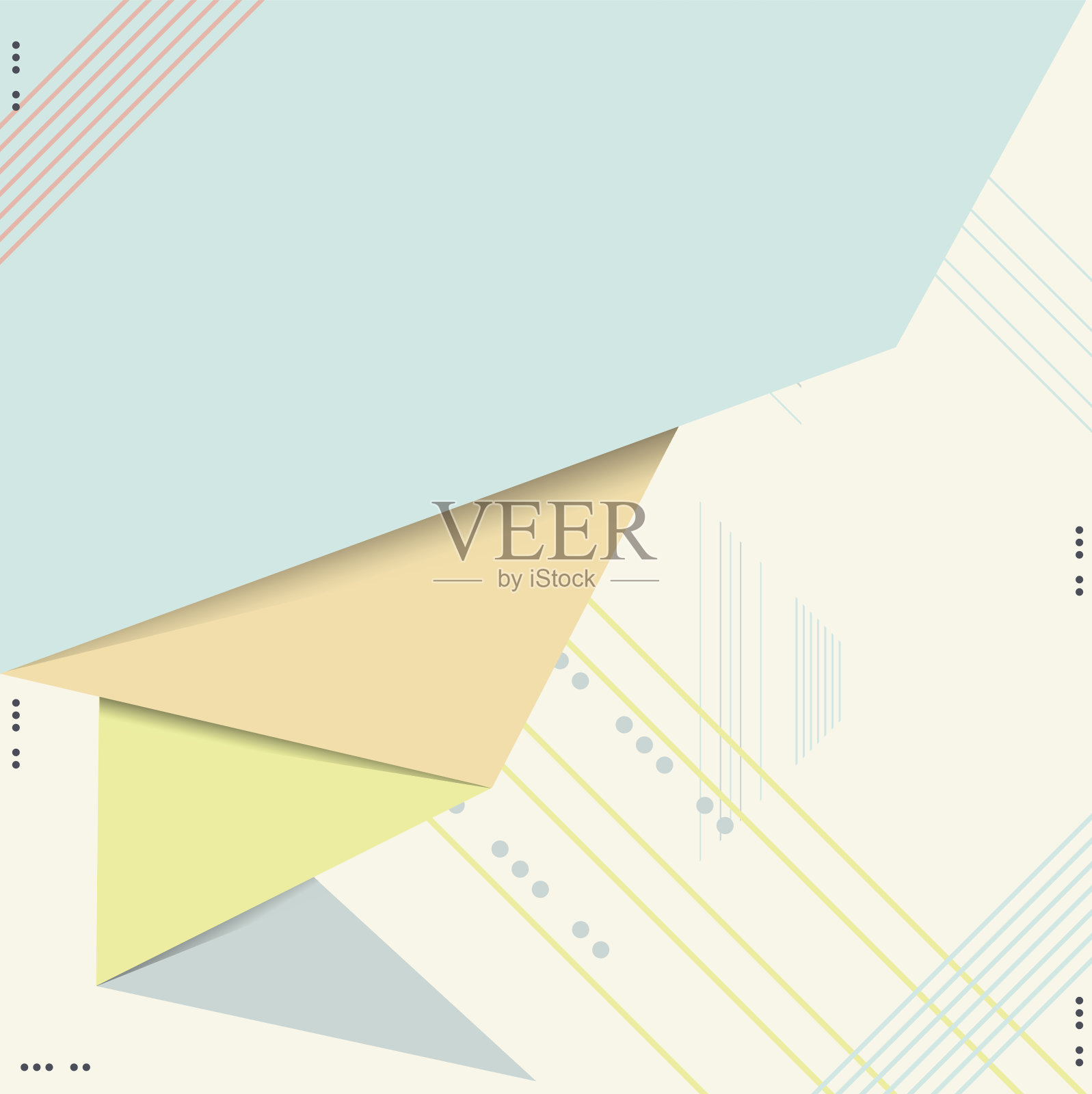 摘要纸折纸的背景。插画图片素材