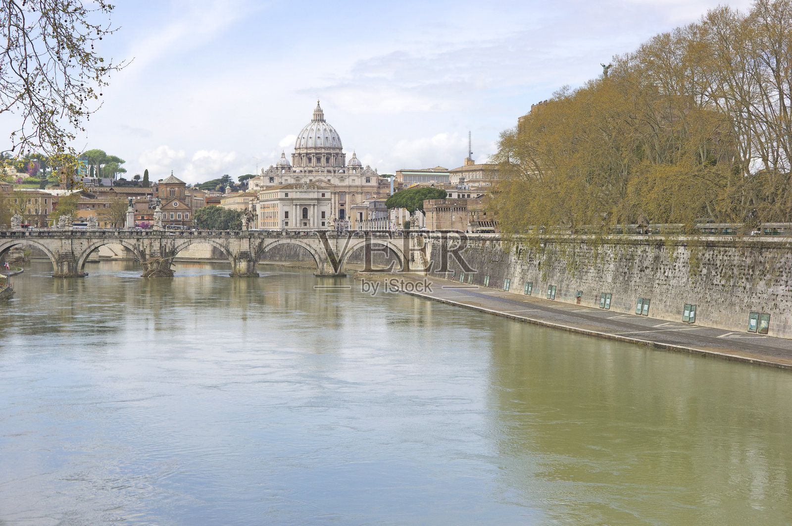 意大利罗马的圣彼得大教堂照片摄影图片