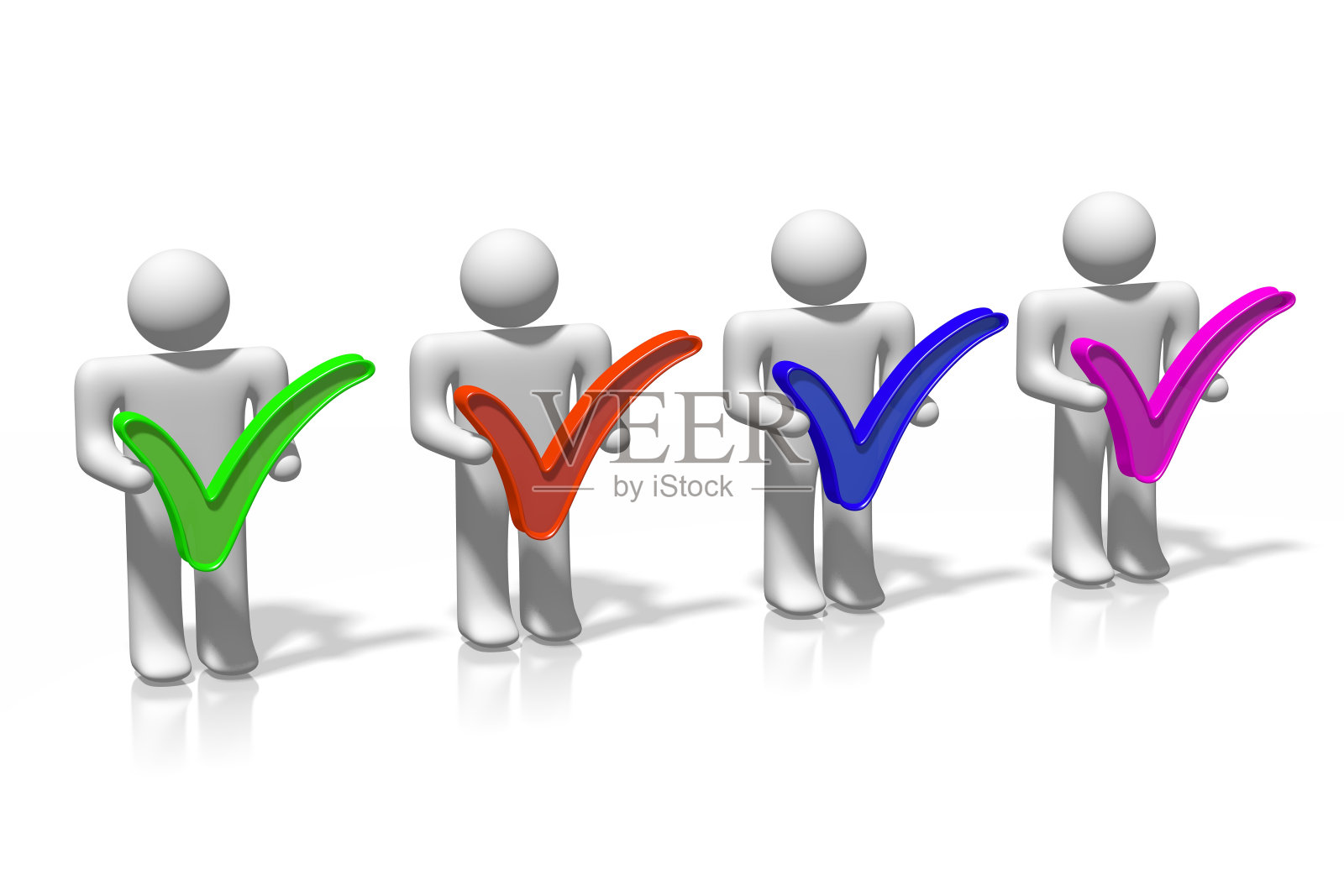 3 d检查标志的概念照片摄影图片