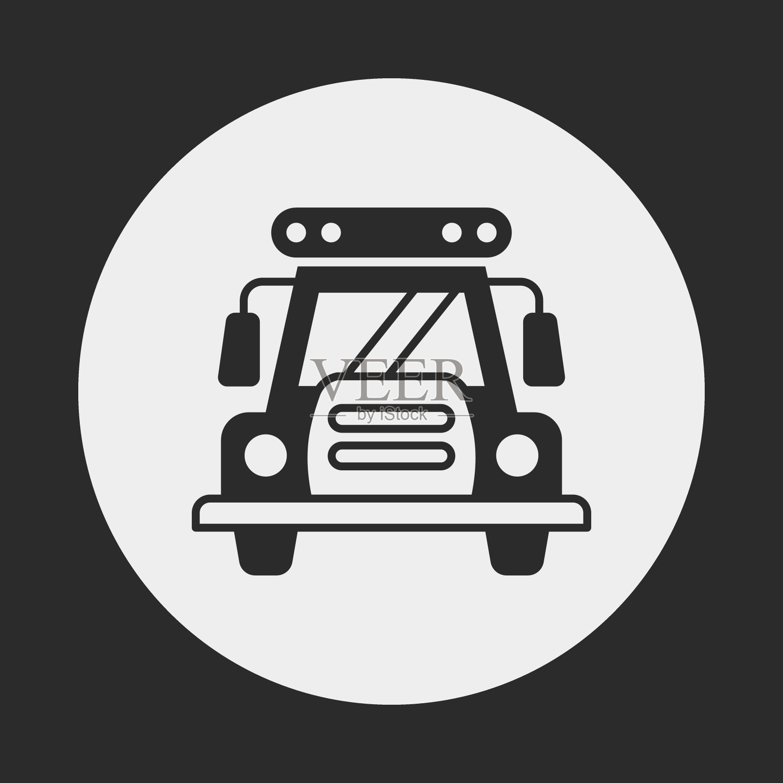 校车图标插画图片素材