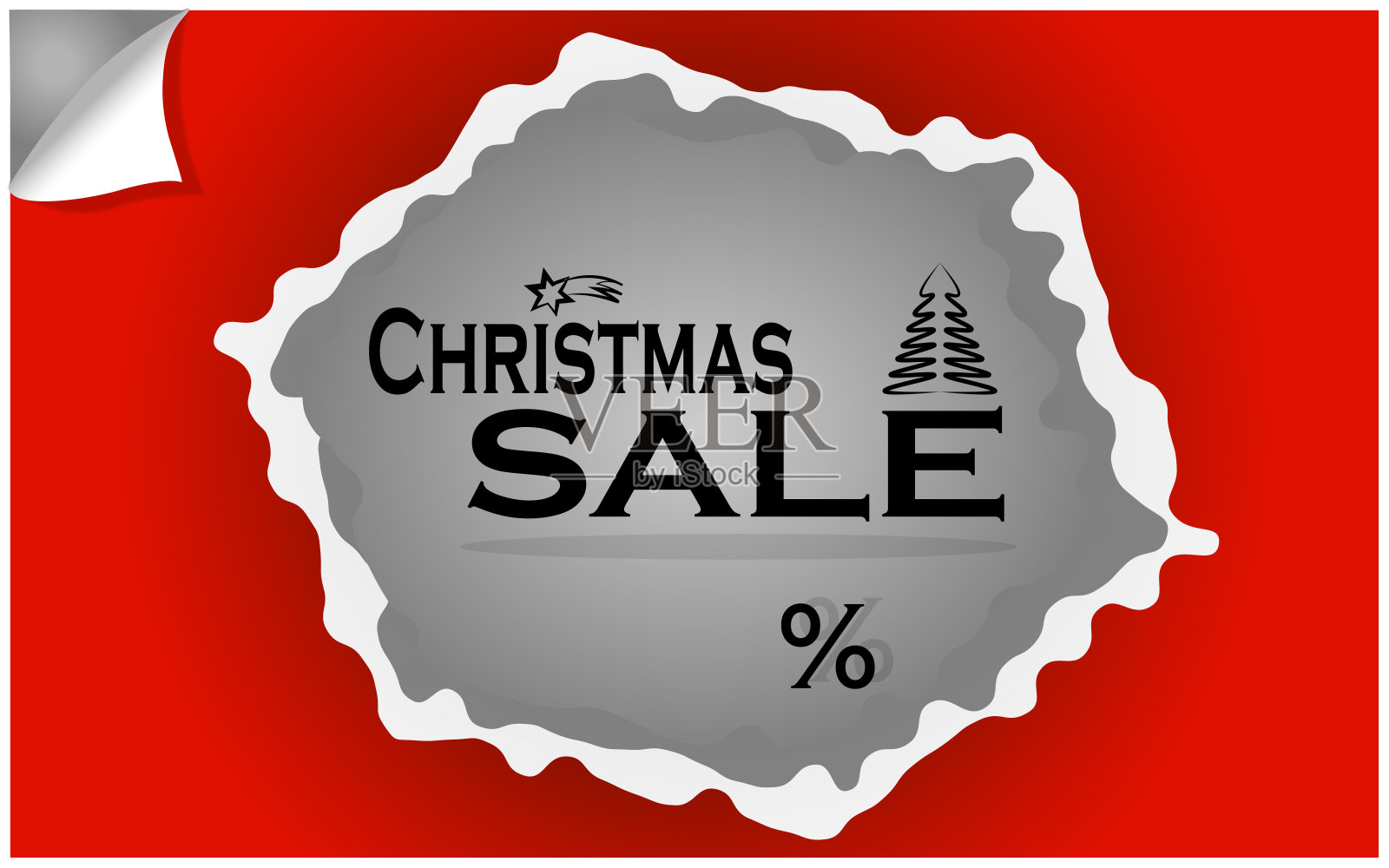 圣诞节销售插画图片素材