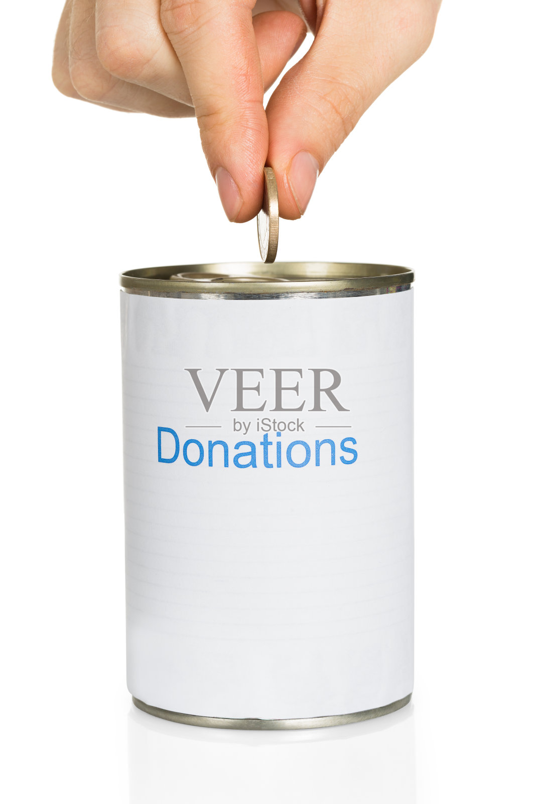 投钱至捐款罐者照片摄影图片