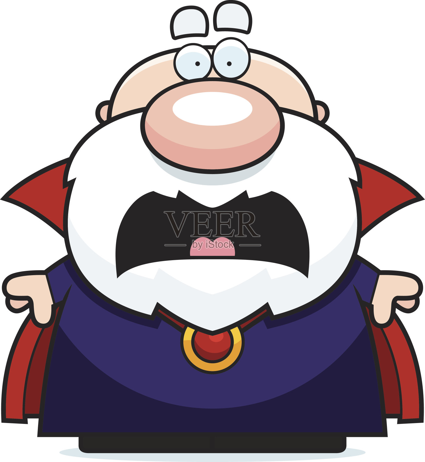 害怕卡通向导设计元素图片