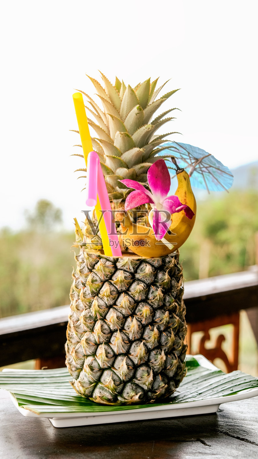 热带鸡尾酒照片摄影图片