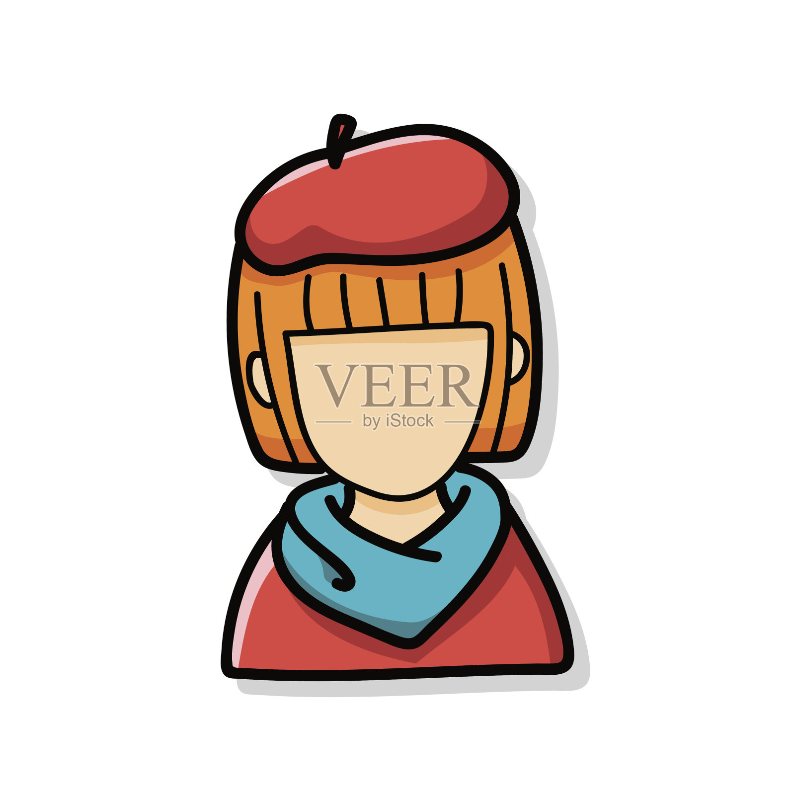 职业个性涂鸦设计元素图片