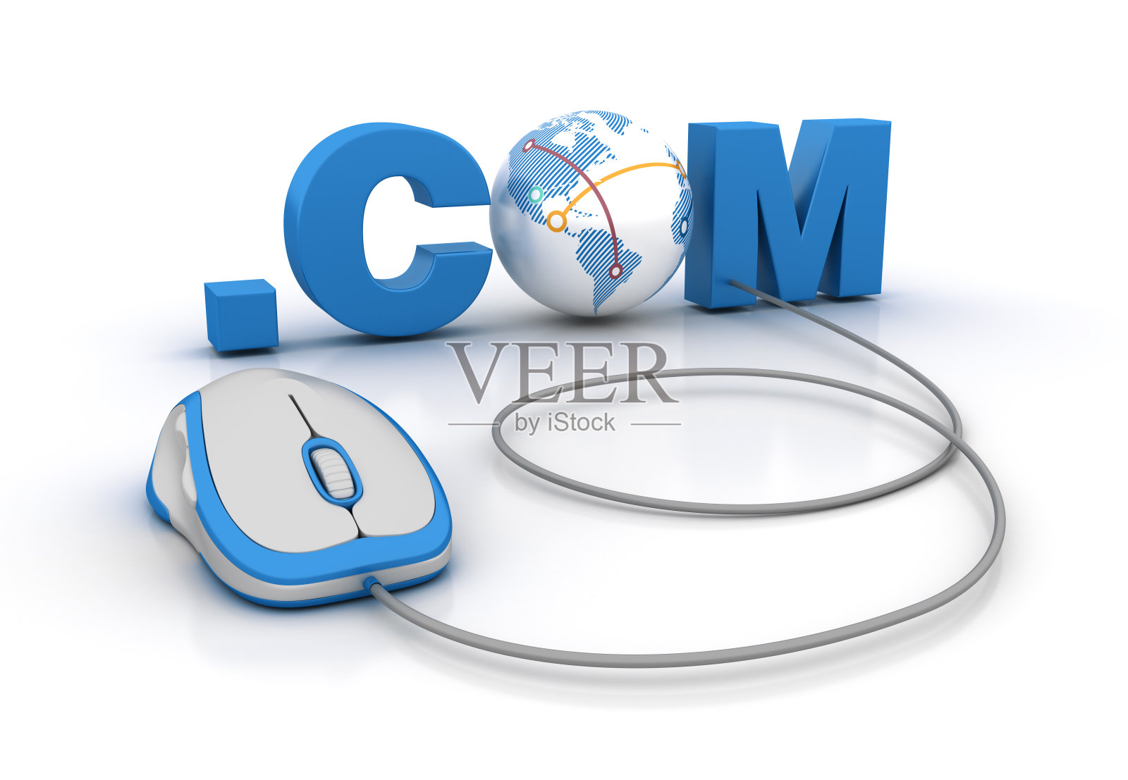 。com Word与电脑鼠标照片摄影图片