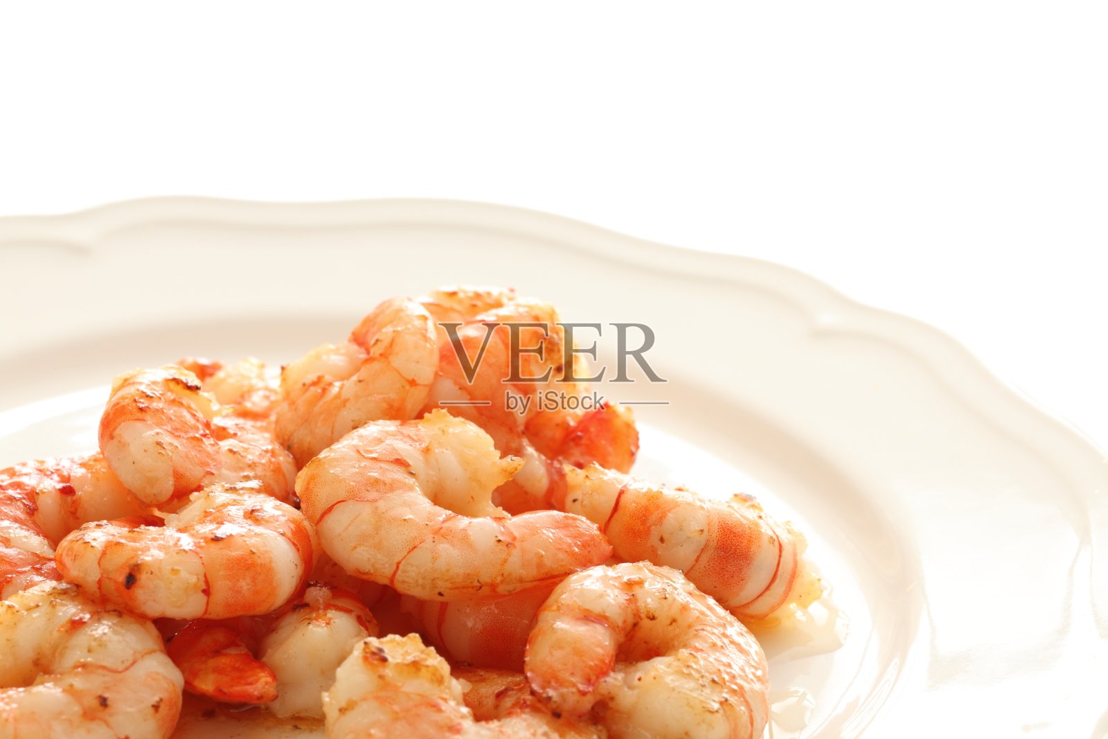 中国菜，炒虾照片摄影图片