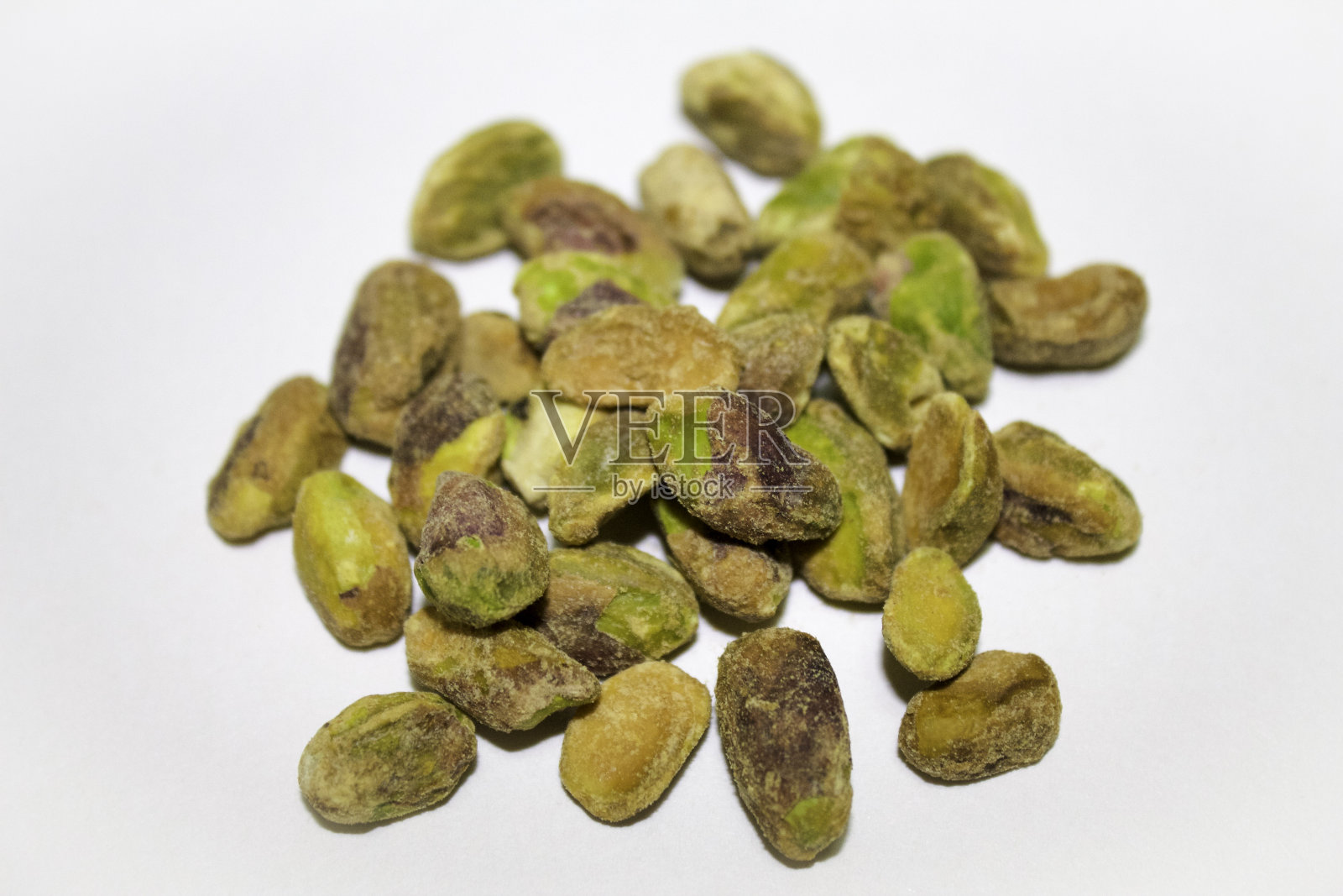 一堆开心果俯视图照片摄影图片