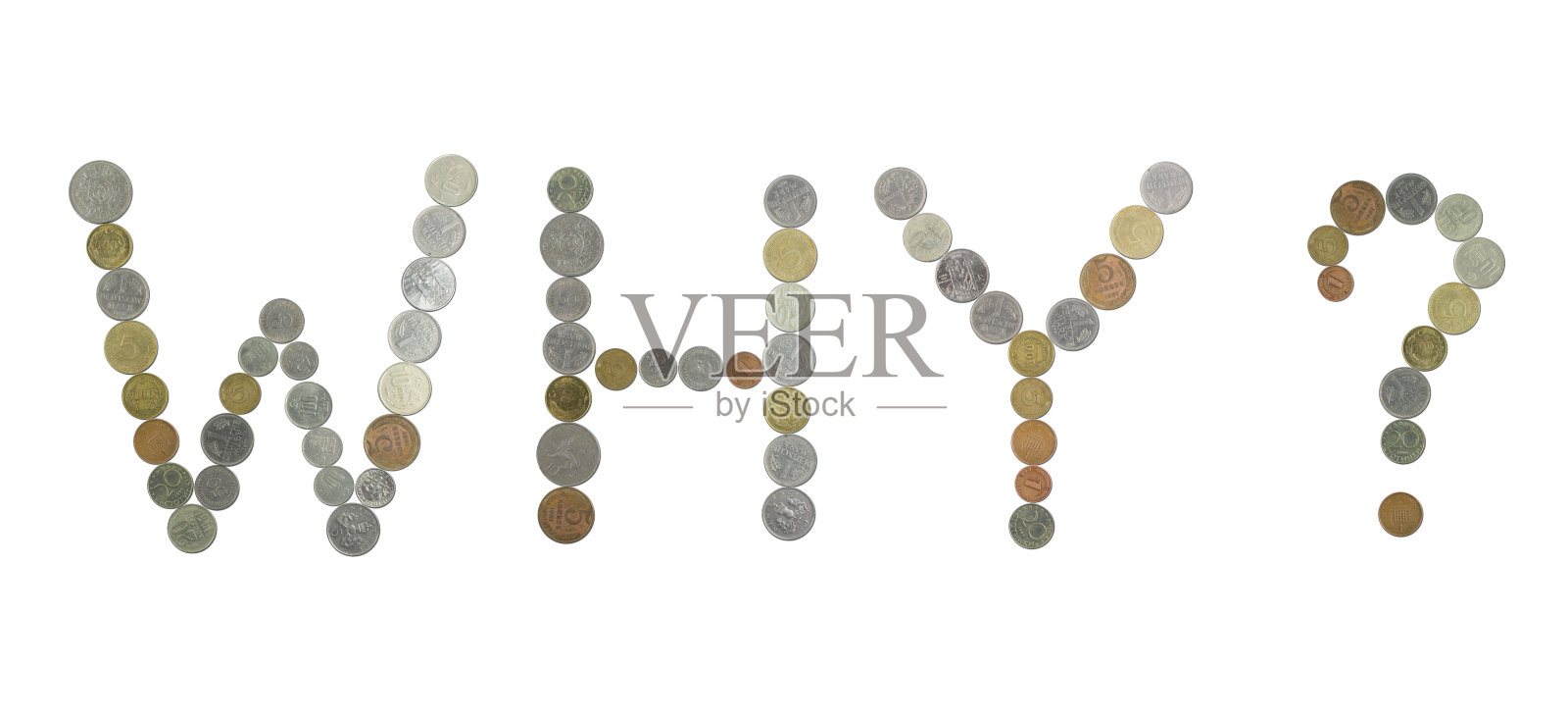 为什么字与旧硬币照片摄影图片