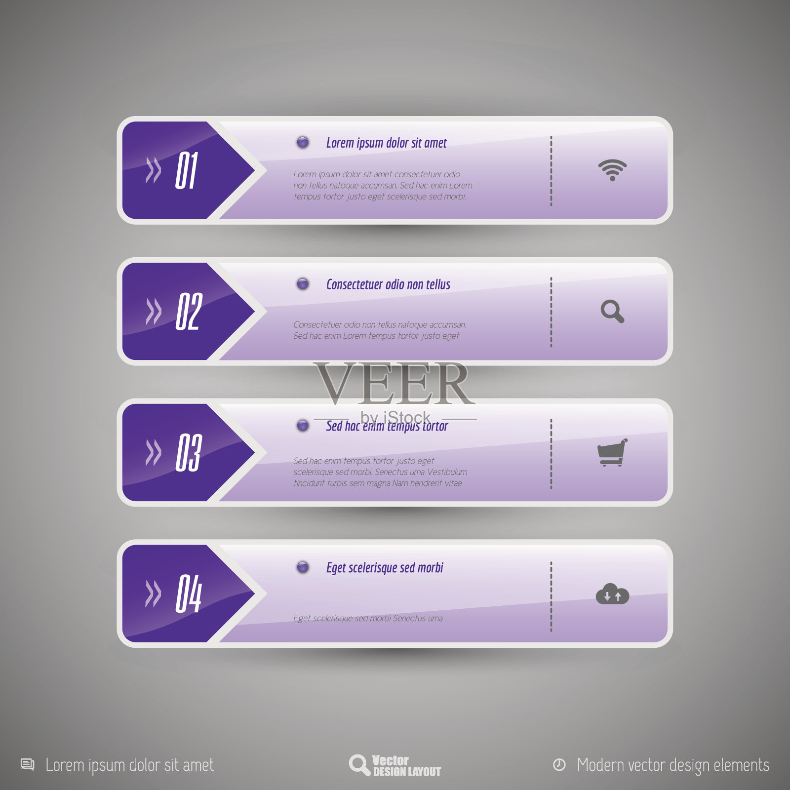 现代标签作为设计元素。商业符号。设计模板素材