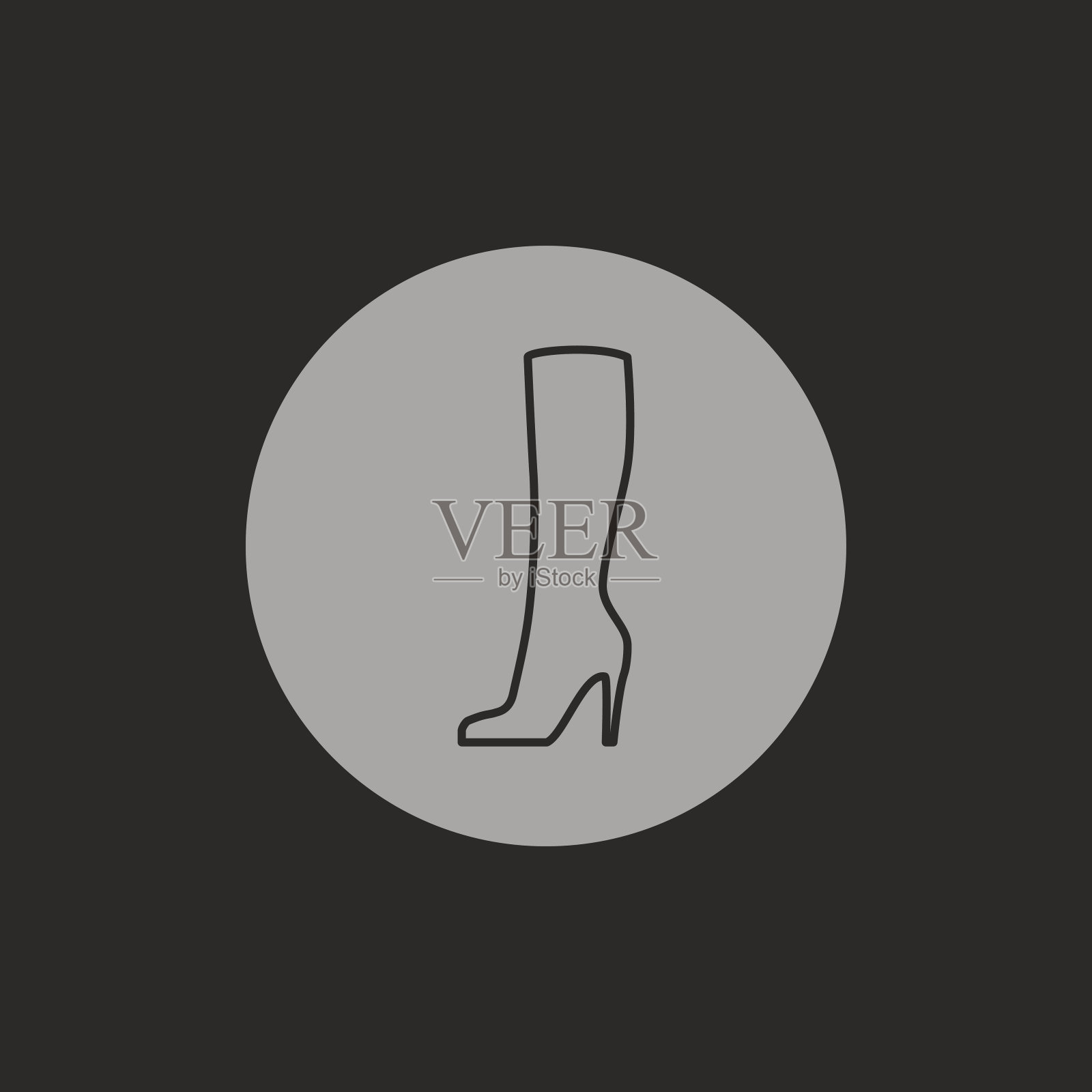 女人启动图标设计元素图片