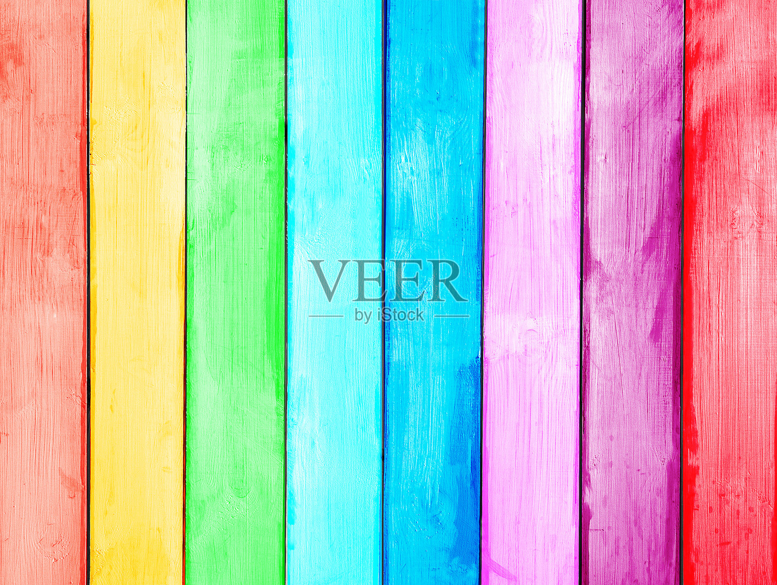 彩色木墙背景照片摄影图片