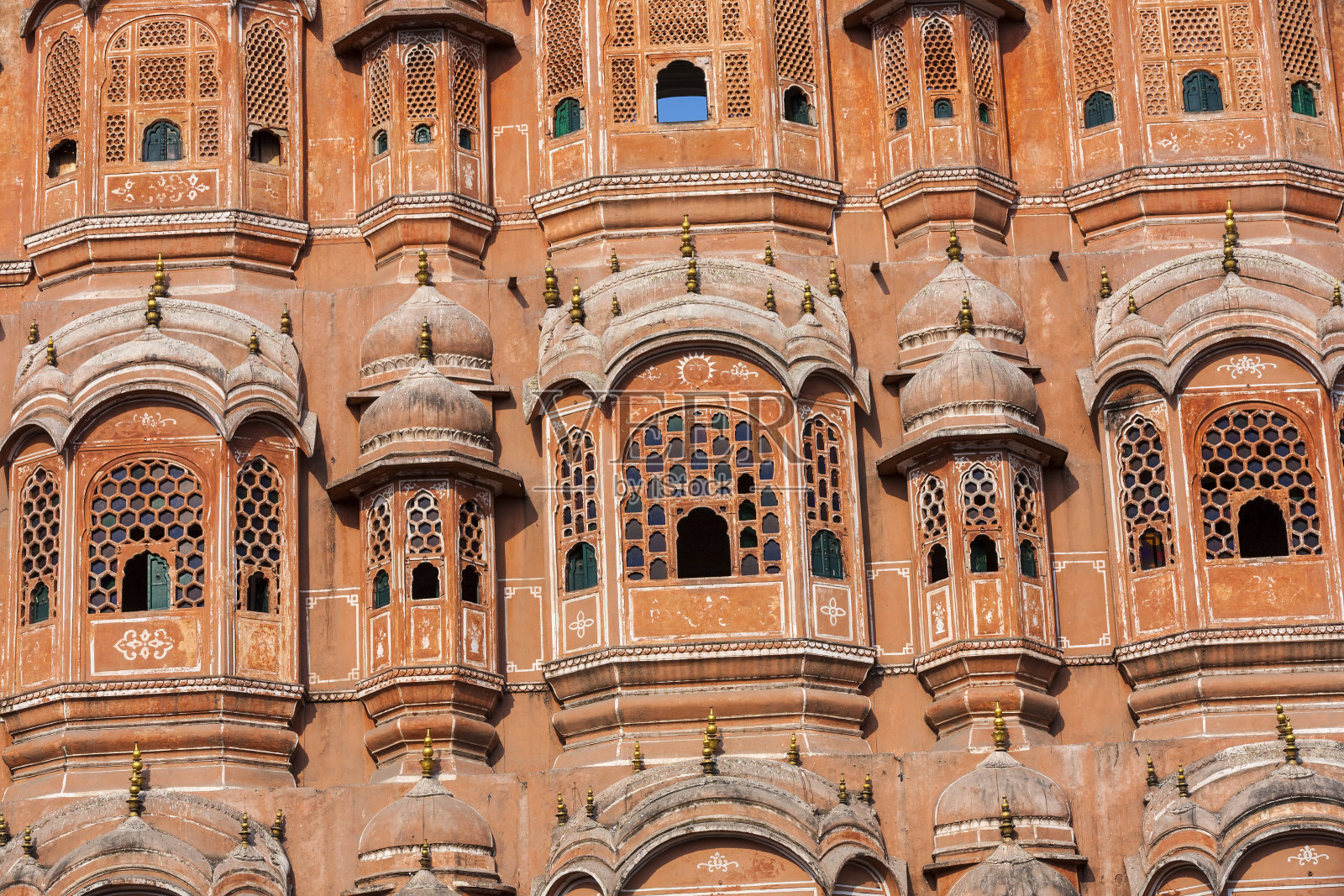 印度拉贾斯坦邦斋浦尔的风宫。照片摄影图片