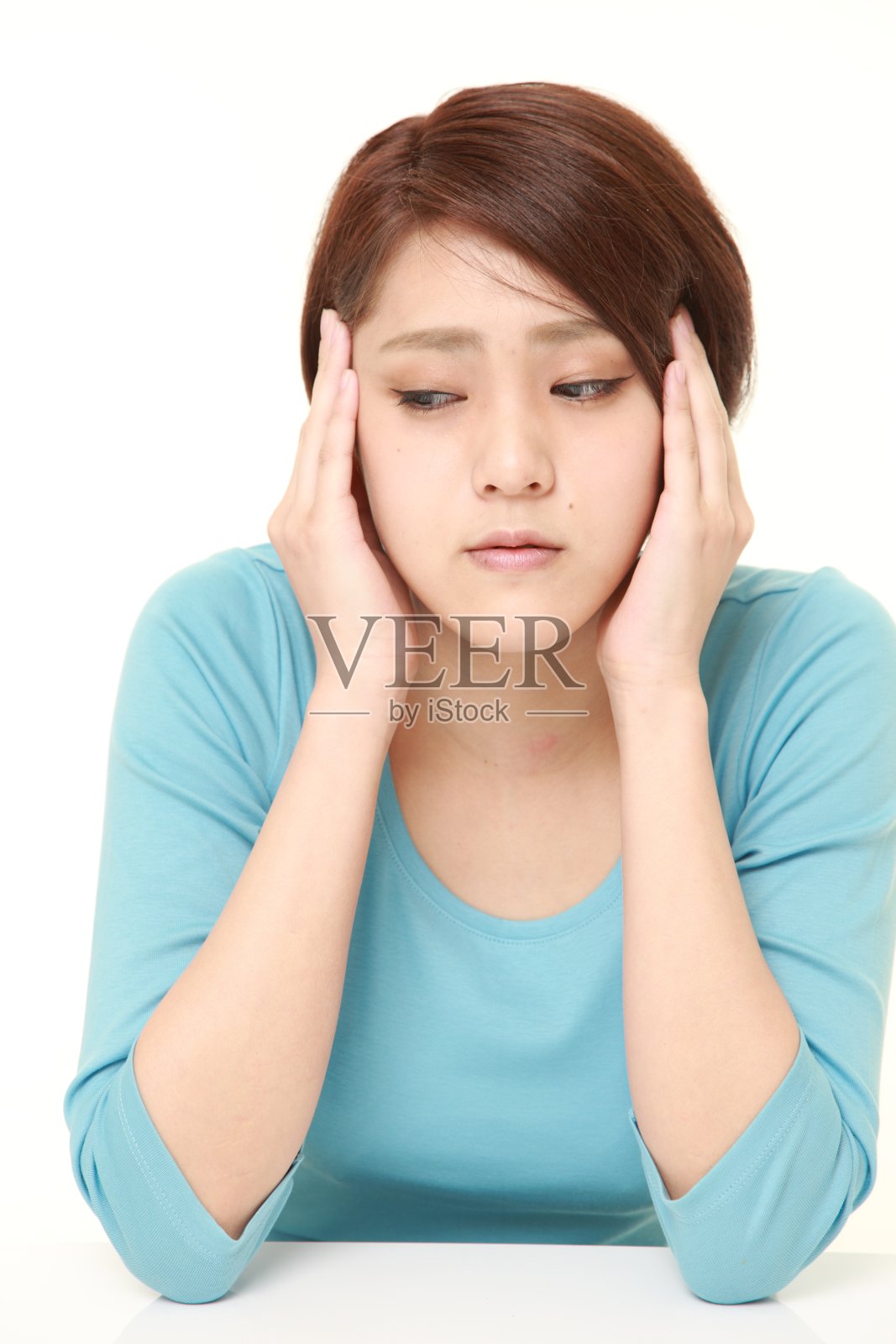 情绪低落的女人照片摄影图片