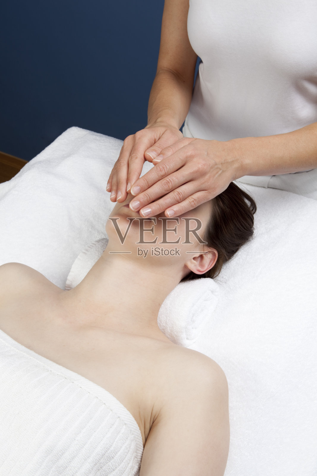 抗应激放松疗法照片摄影图片