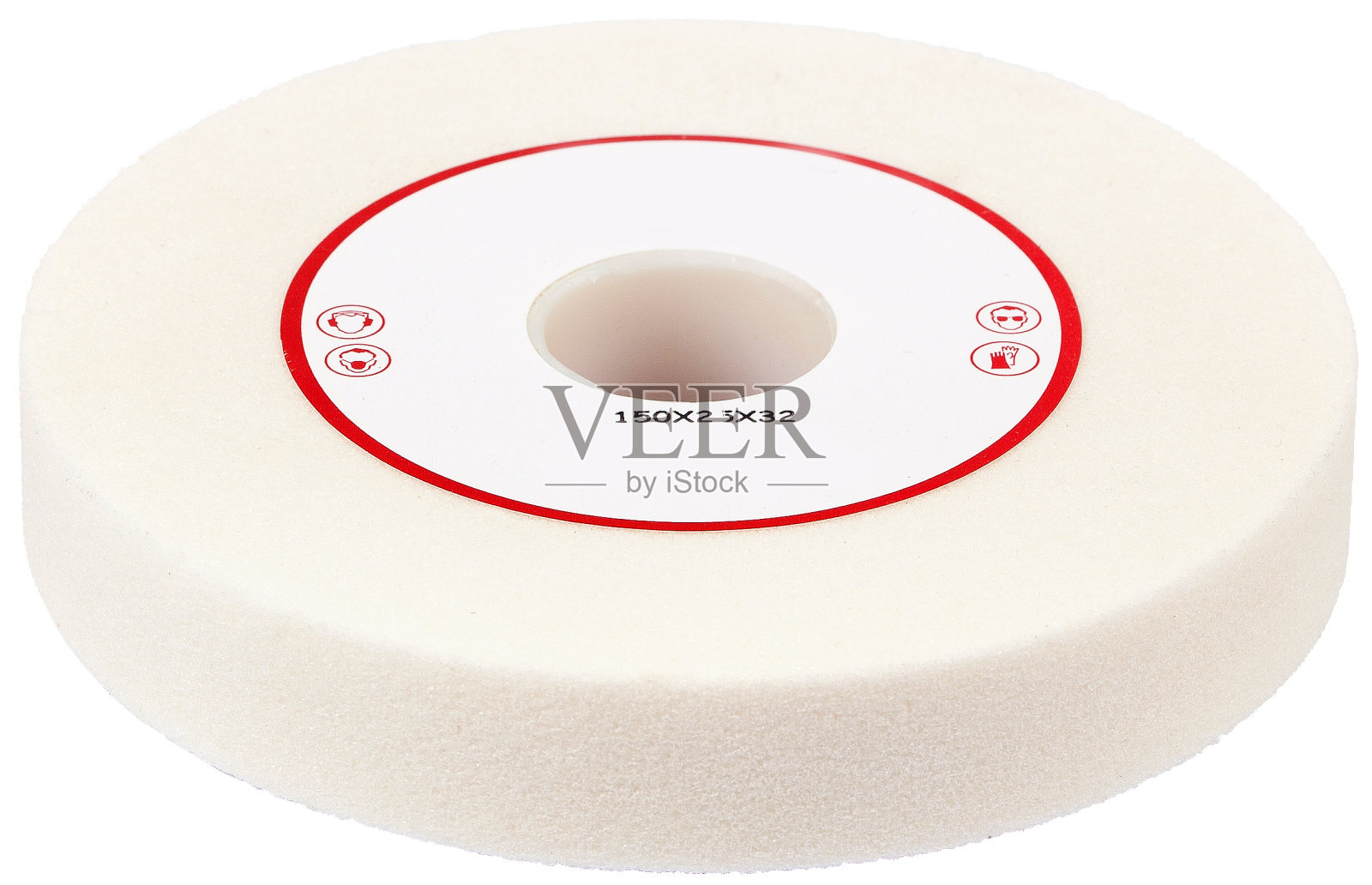 磨料轮孤立在白色背景上照片摄影图片