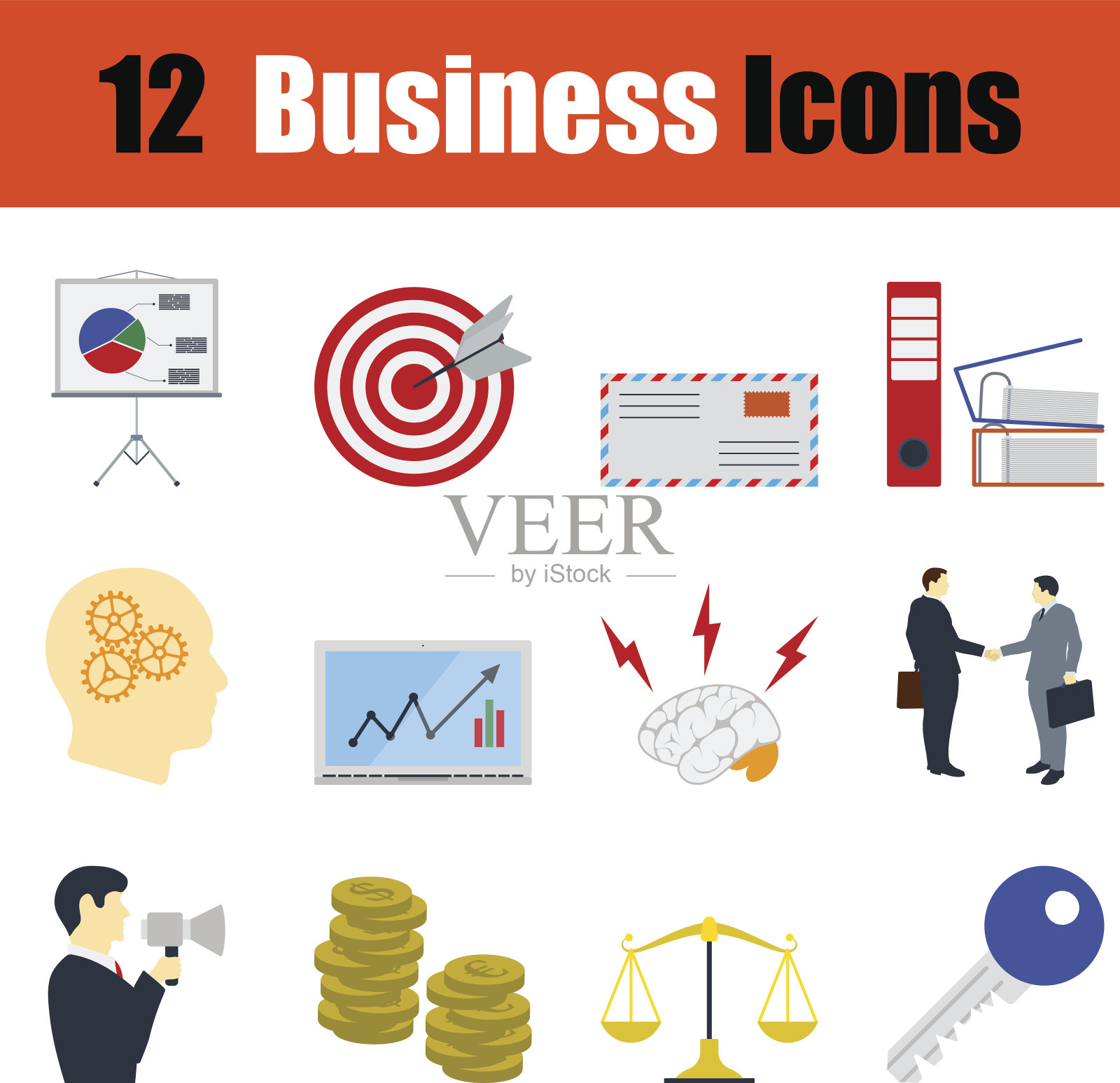 平面设计业务图标集图标素材