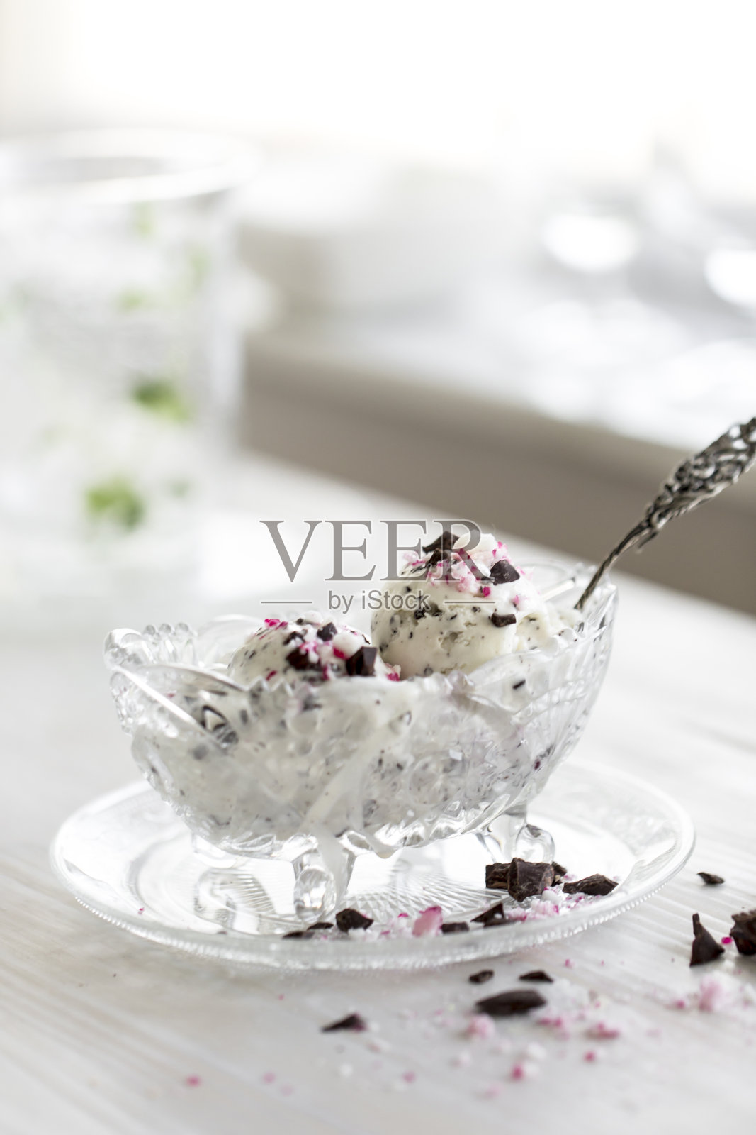 巧香纯奶冰淇淋照片摄影图片