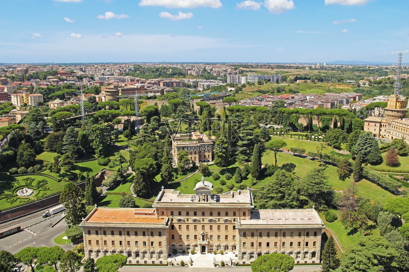 意大利罗马历史中心全景照片摄影图片