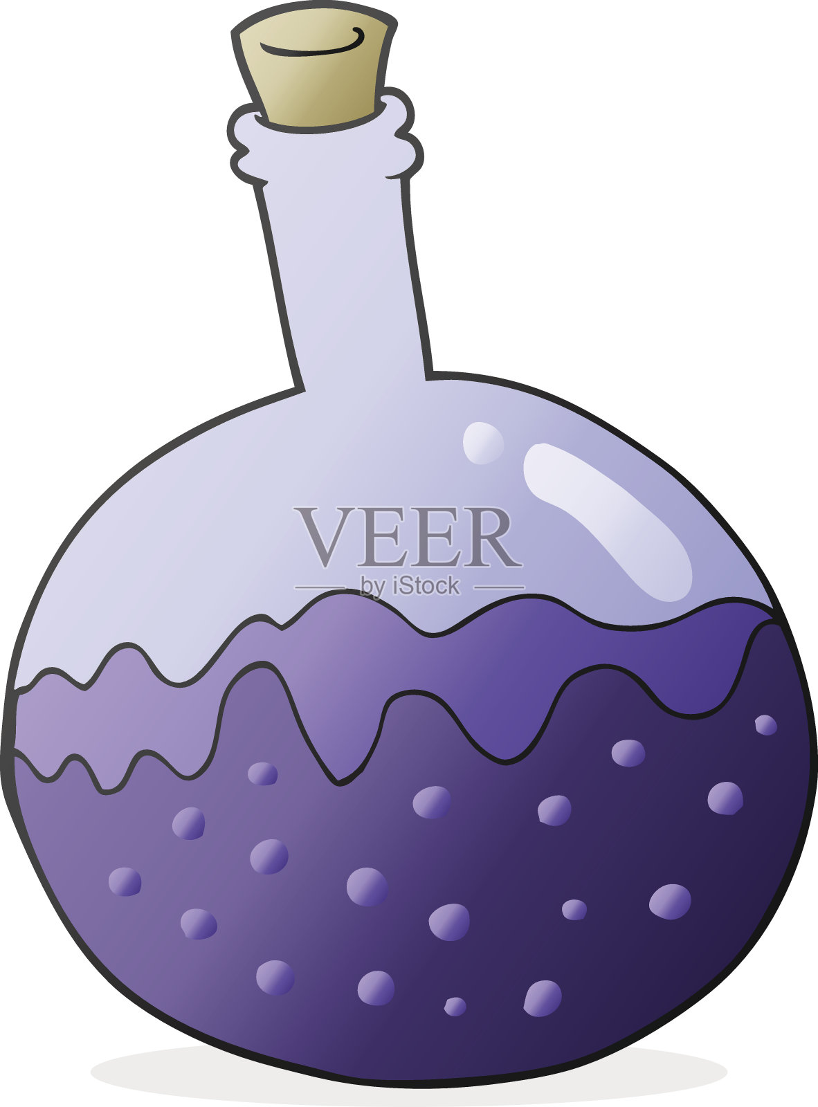 卡通的化学物质设计元素图片