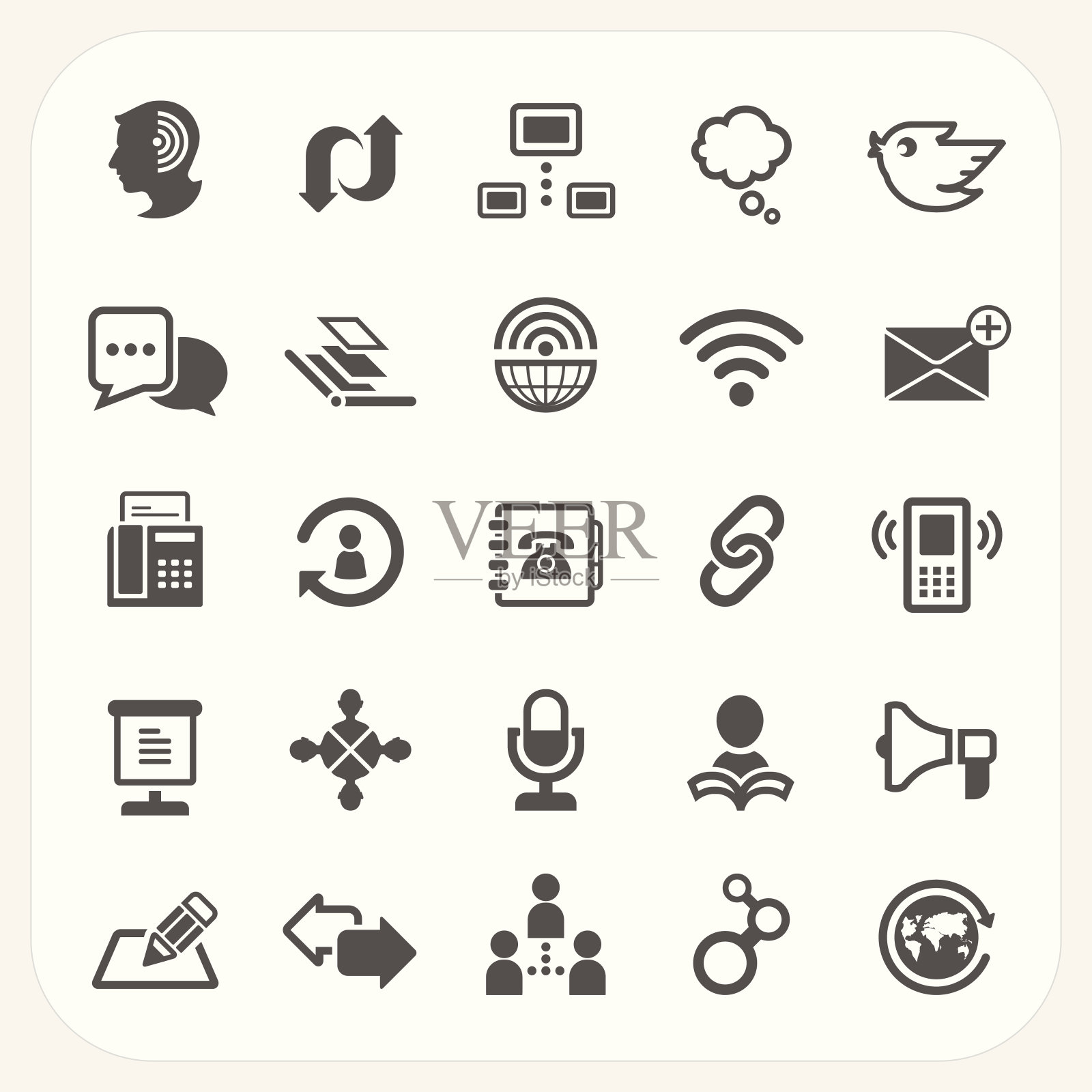 沟通图标设置图标素材