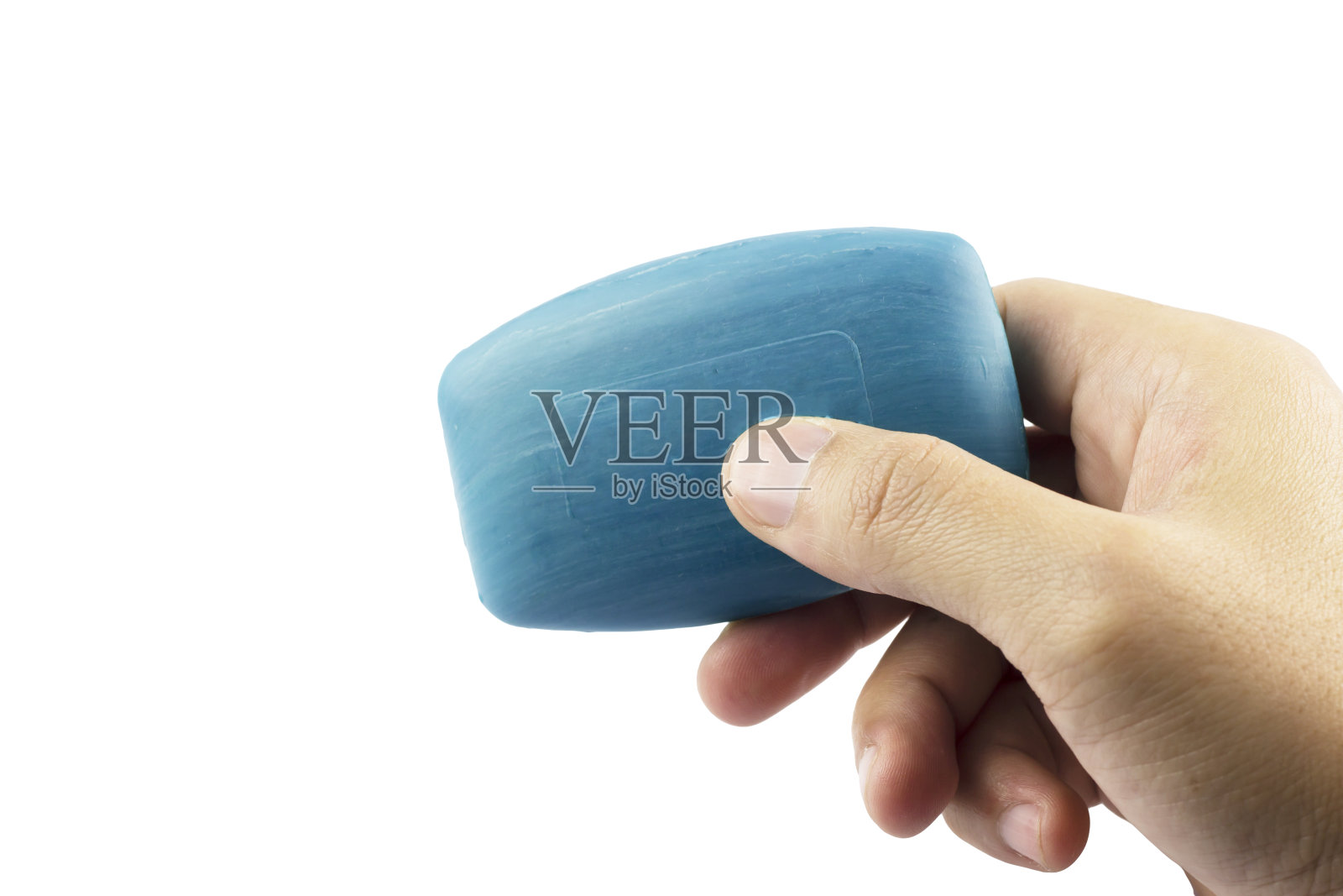 手上的肥皂用于身体清洁照片摄影图片