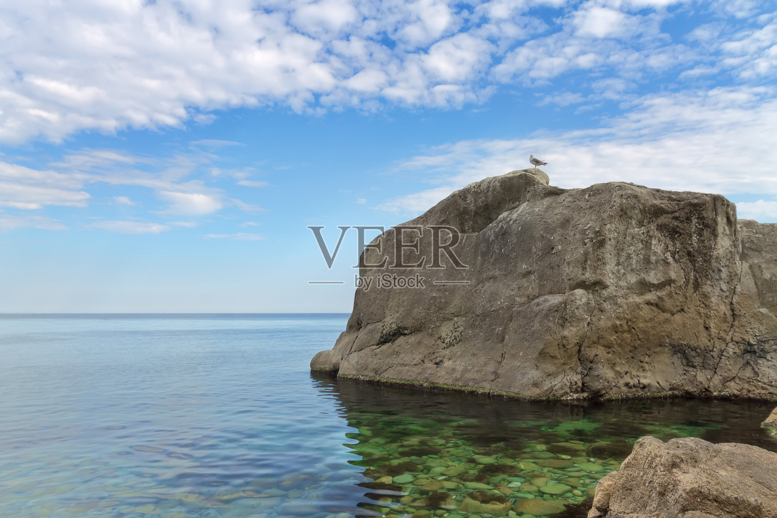 水里的石头照片摄影图片