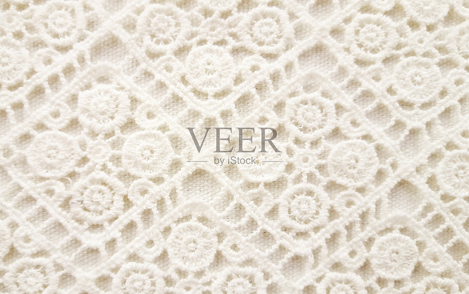 Off白色蕾丝钩针背景照片摄影图片