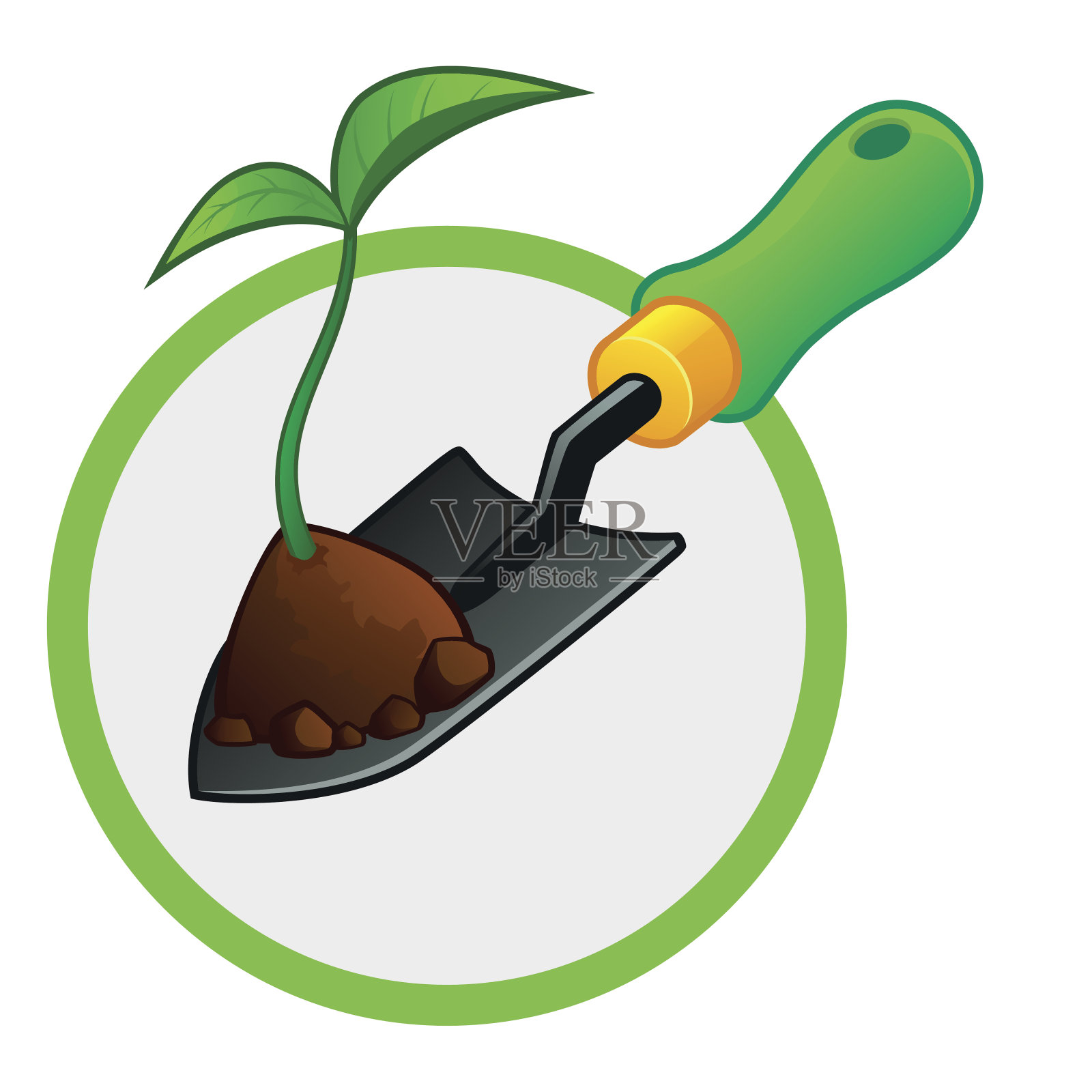 铲插画图片素材