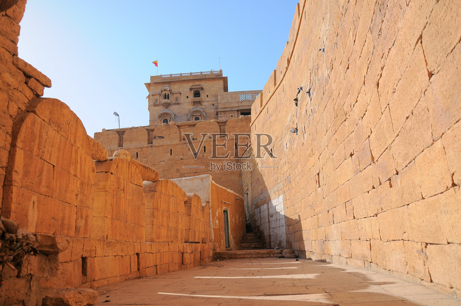 印度拉贾斯坦邦的Jaisalmer堡垒照片摄影图片