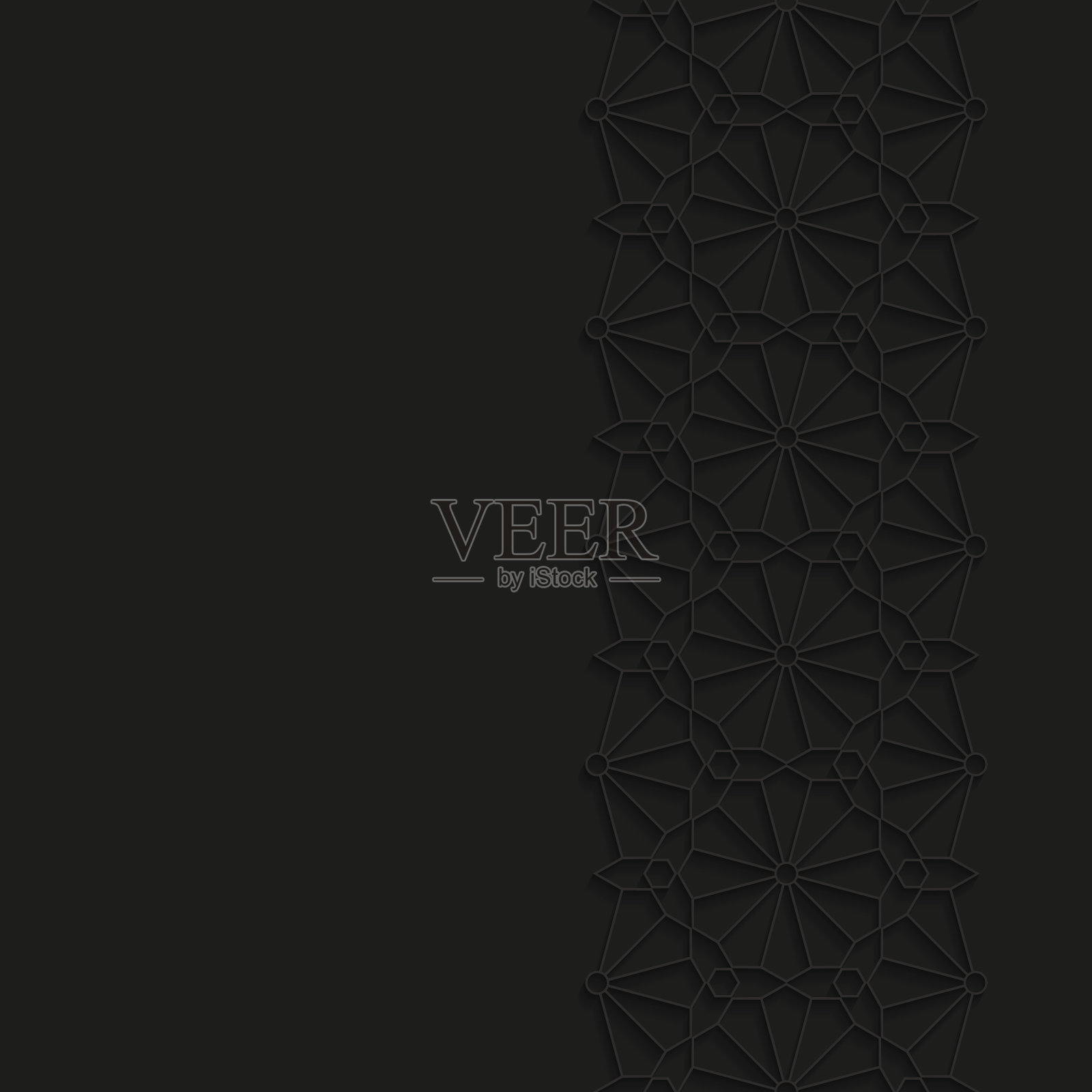 抽象背景与传统装饰插画图片素材