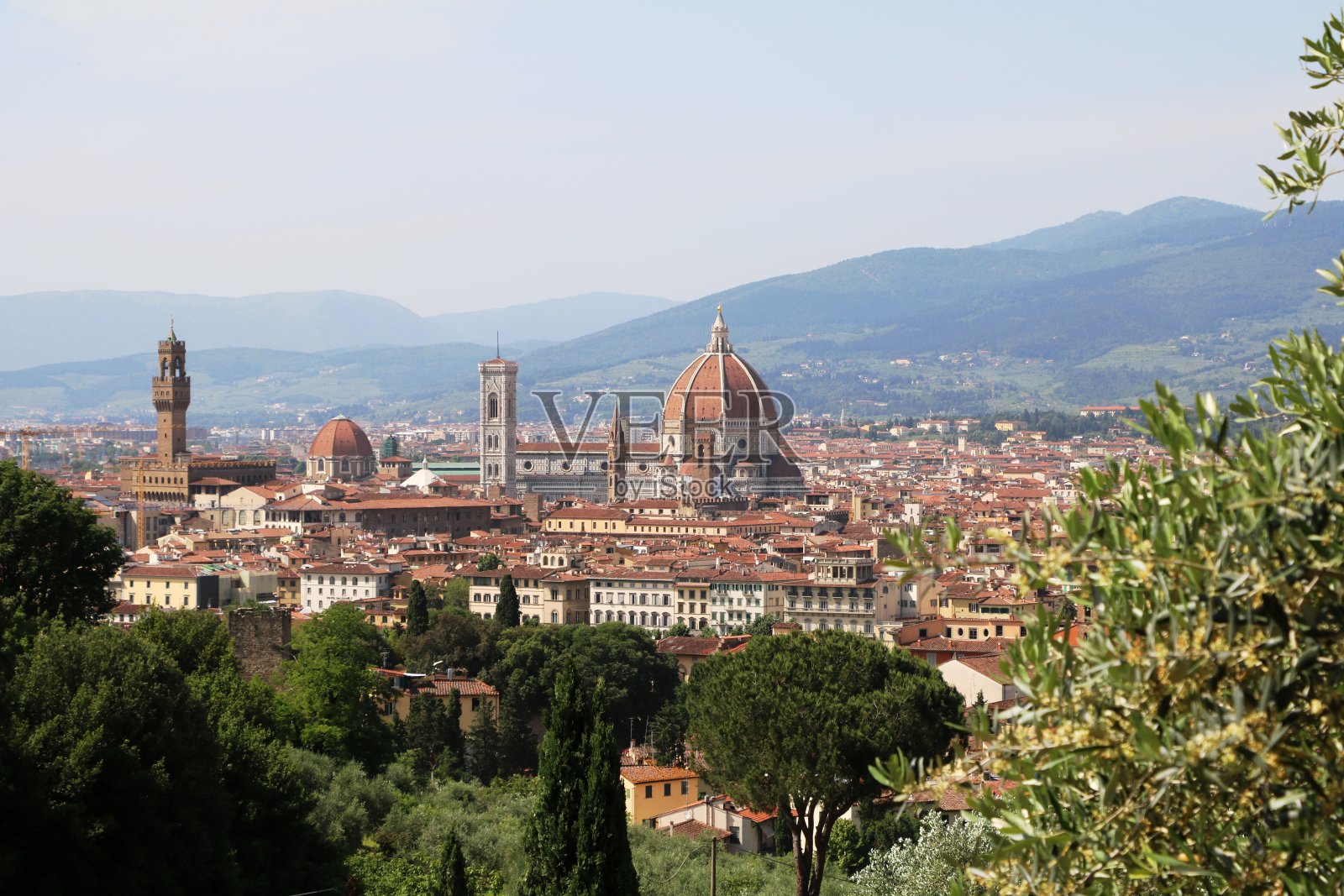 查看圣玛丽亚，圣洛伦索，旧宫，钟楼佛罗伦萨照片摄影图片