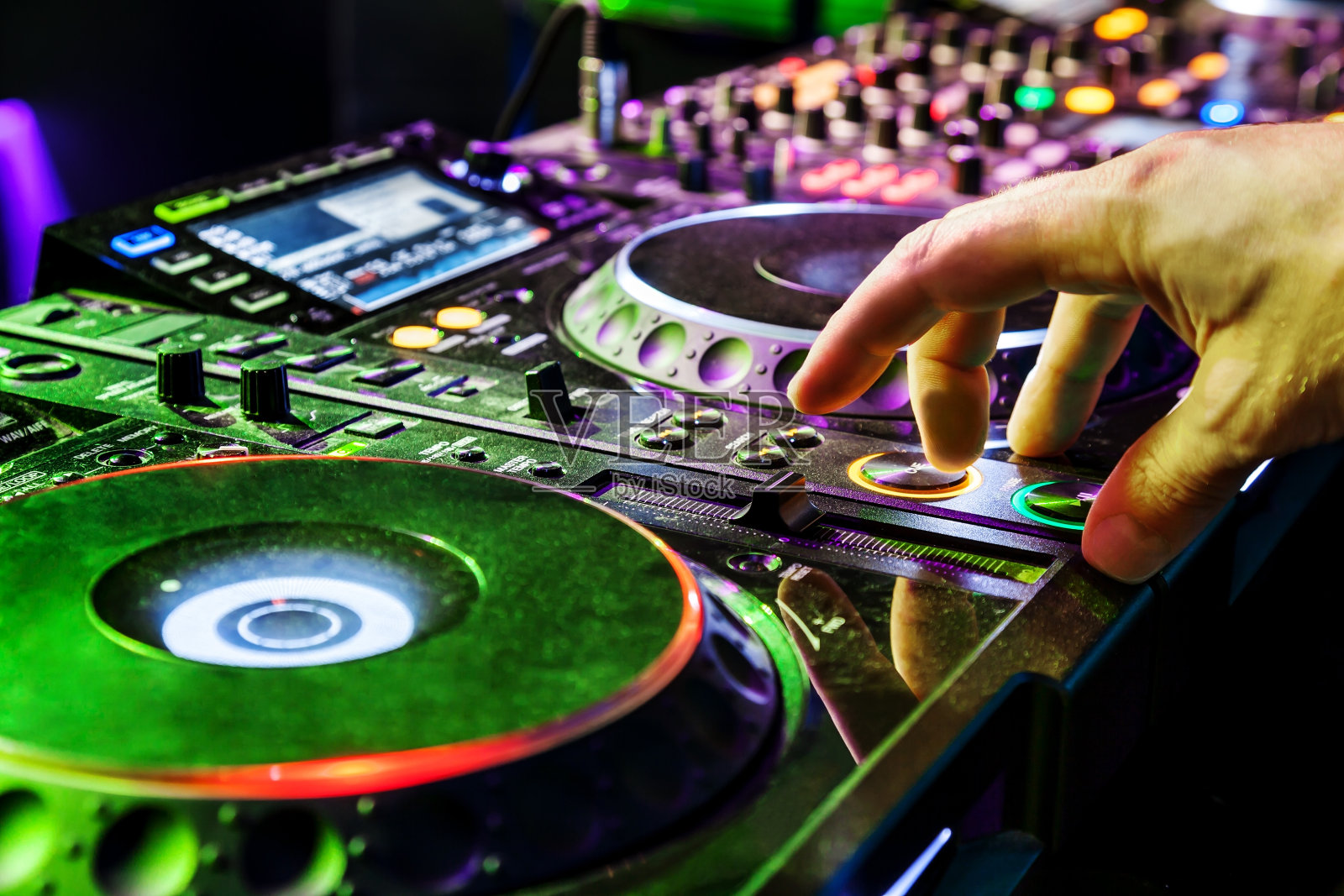 Dj播放音乐照片摄影图片