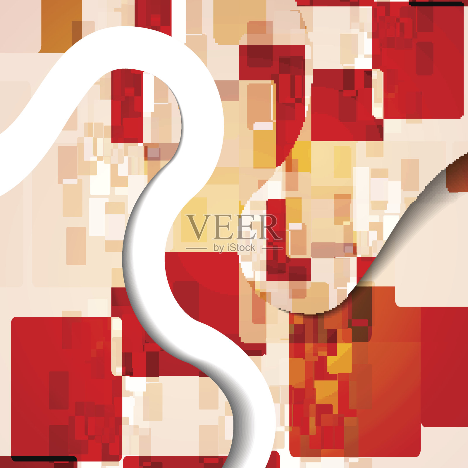 抽象的彩色插图插画图片素材